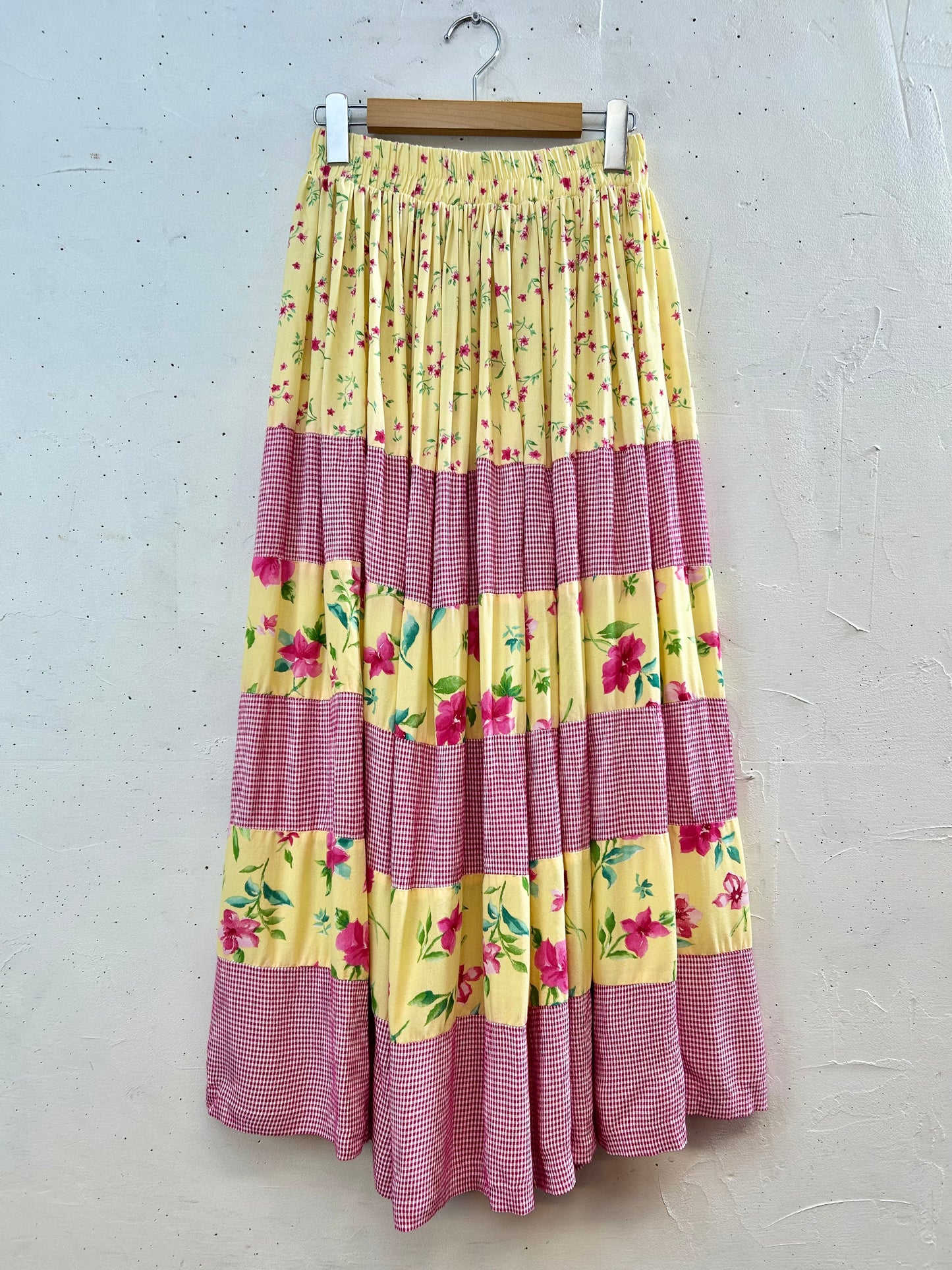 Vintage Tiered Skirt MADE IN USA [E30312]