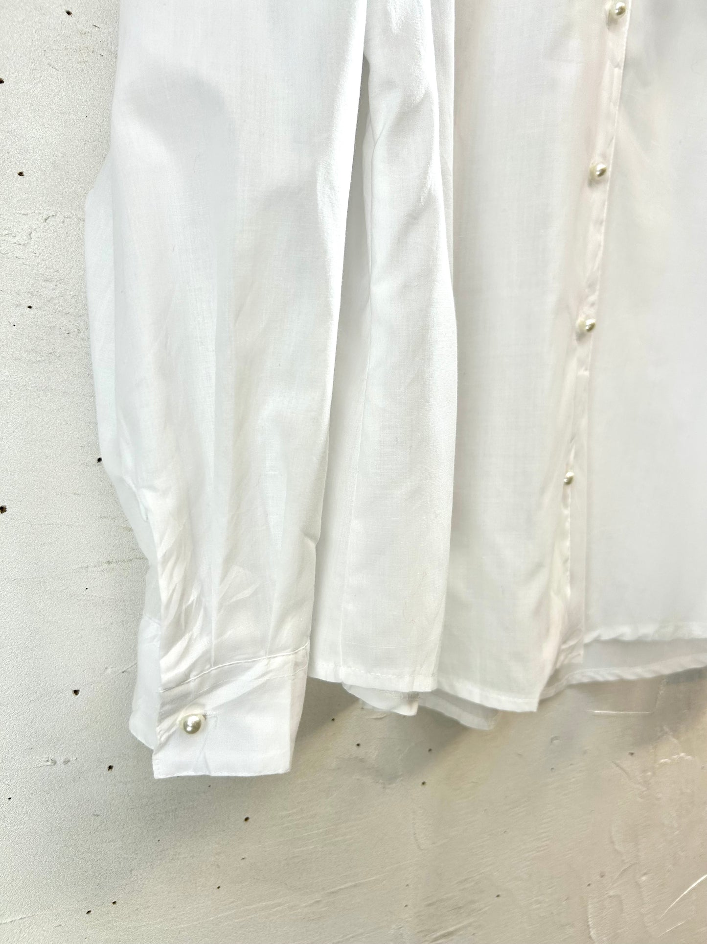 Vintage White Blouse　 [I28571］