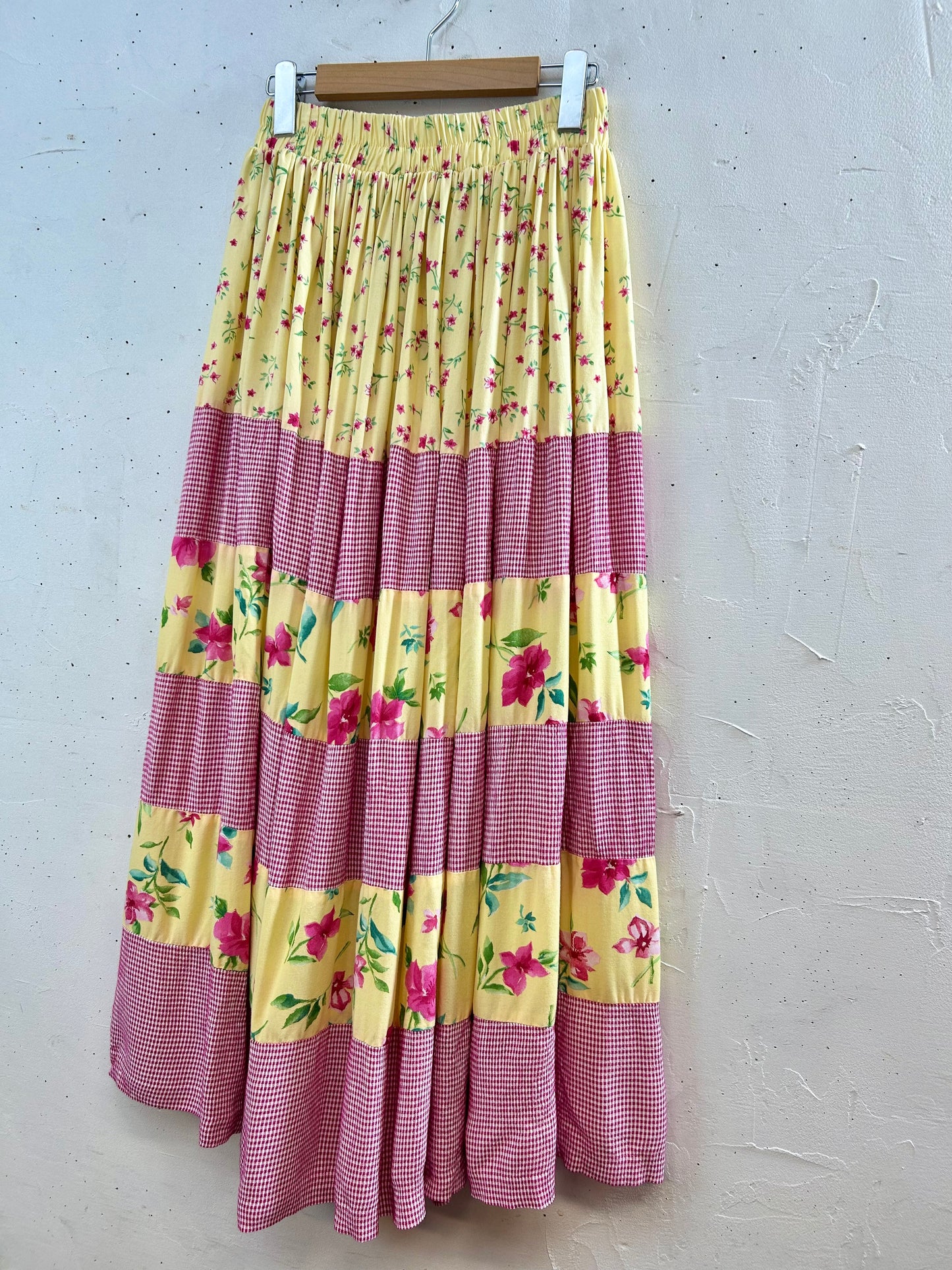 Vintage Tiered Skirt MADE IN USA [E30312]