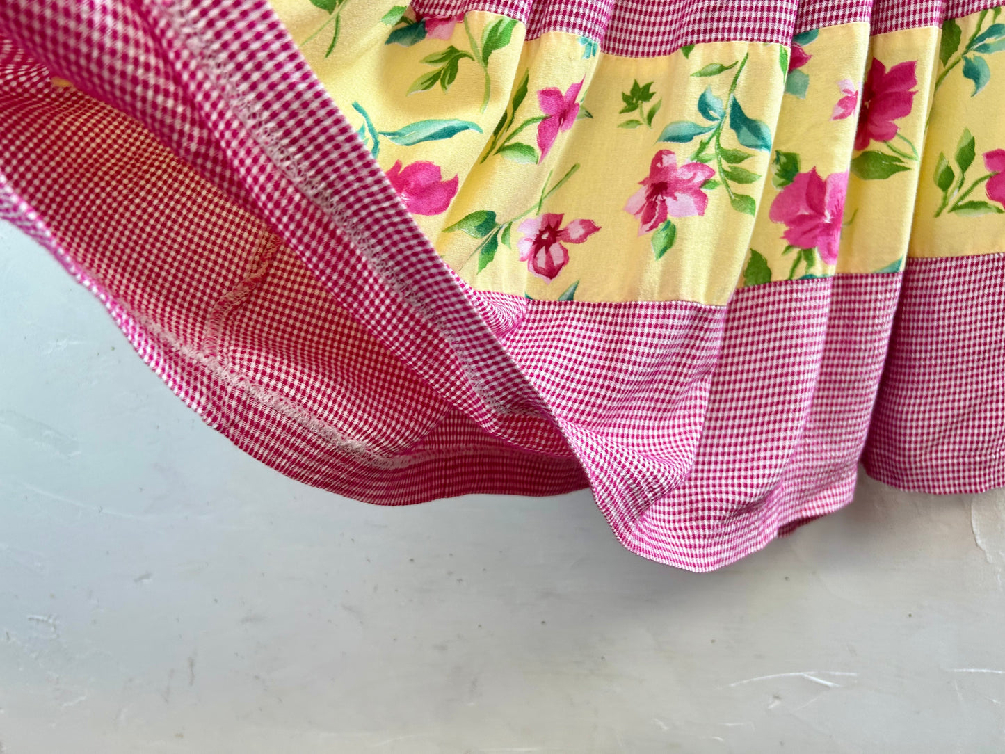 Vintage Tiered Skirt MADE IN USA [E30312]