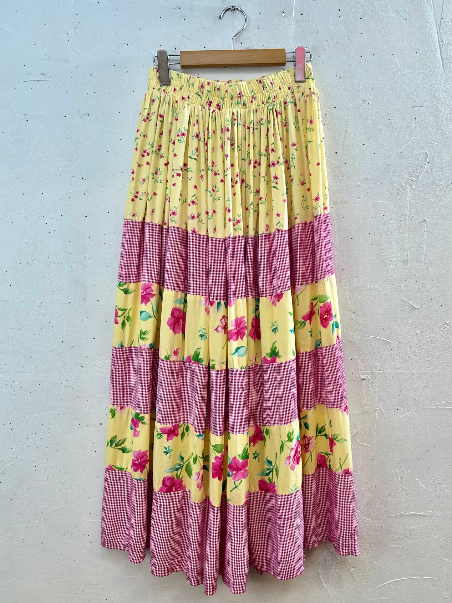 Vintage Tiered Skirt MADE IN USA [E30312]