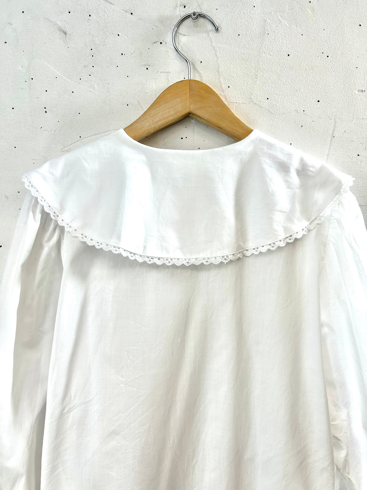 Vintage White Blouse　 [I28571］