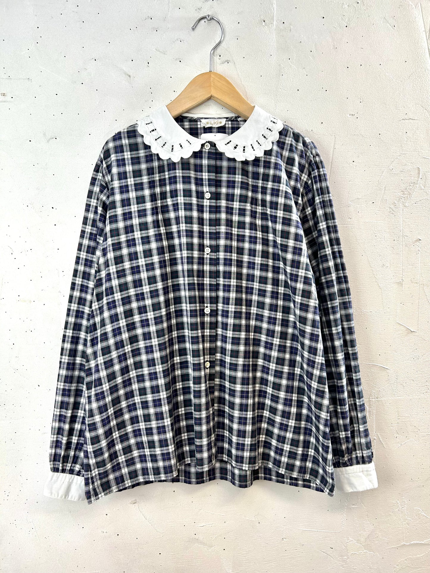 Vintage  Plaid Shirt   [D30094]