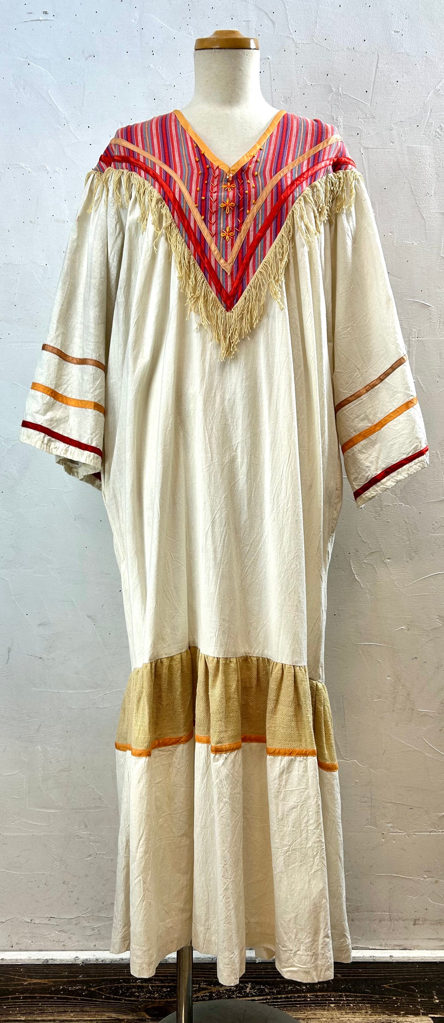 Vintage  Dress MADE IN MEXICO  [A29240]