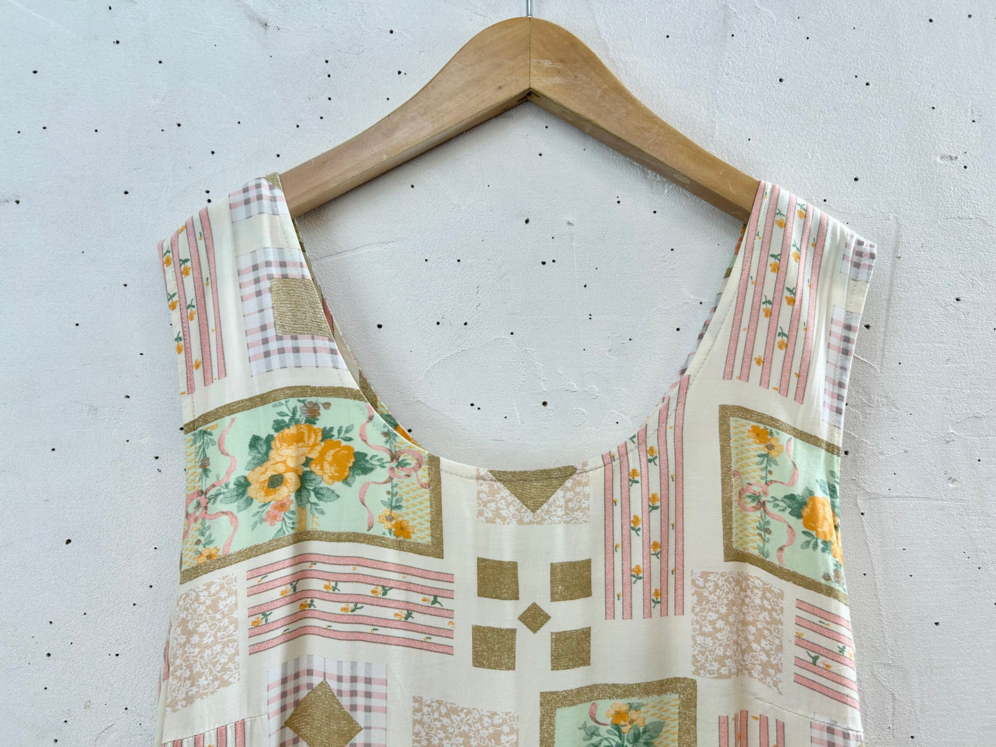Vintage Viscose Dress MADE IN ITALY [E30313]