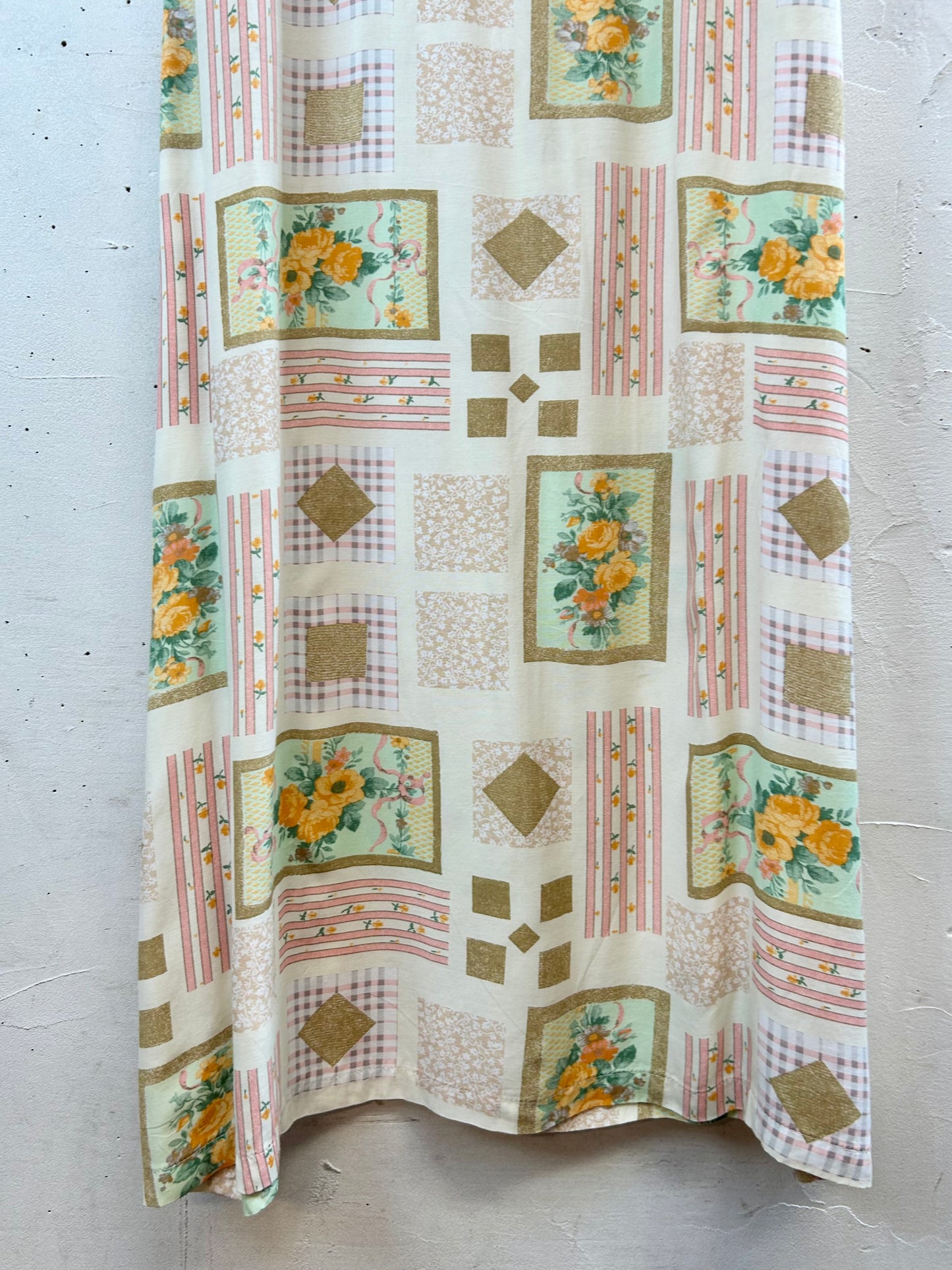 Vintage Viscose Dress MADE IN ITALY [E30313]