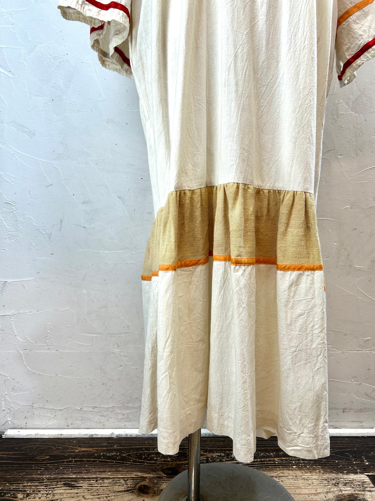 Vintage  Dress MADE IN MEXICO  [A29240]