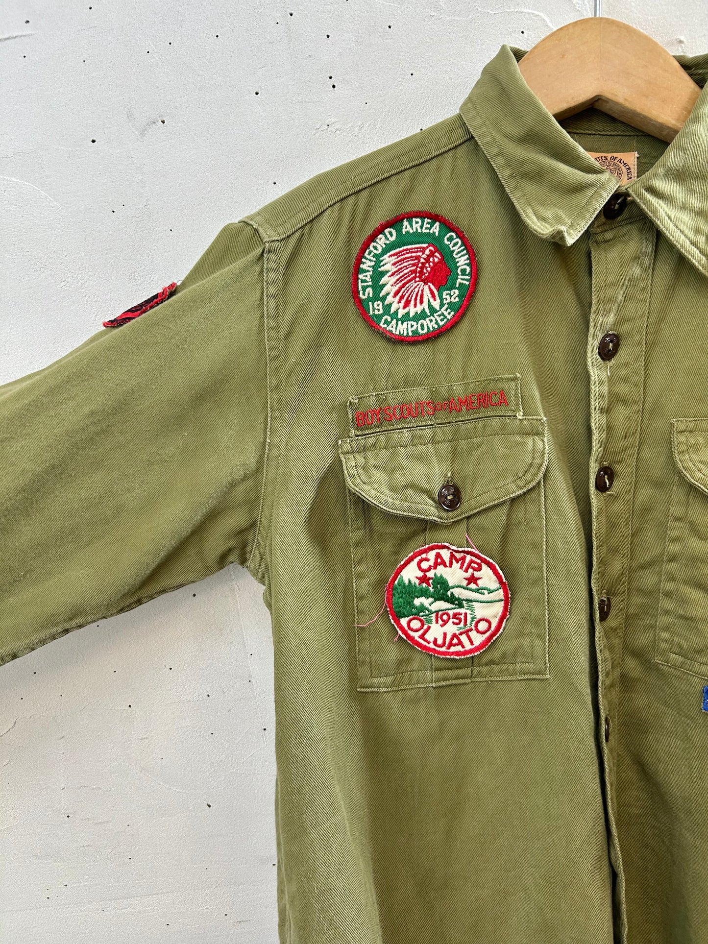 '50Vintage Shirt ~B0Y SCOUTS OF AMERICA~ [I28349]