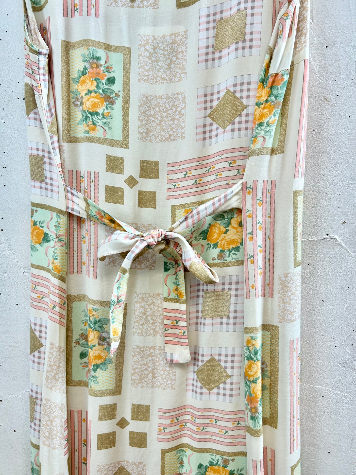 Vintage Viscose Dress MADE IN ITALY [E30313]