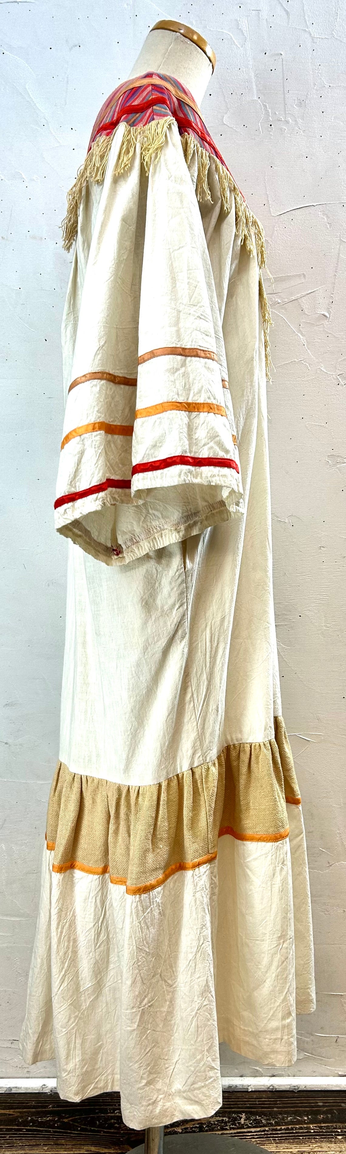 Vintage  Dress MADE IN MEXICO  [A29240]