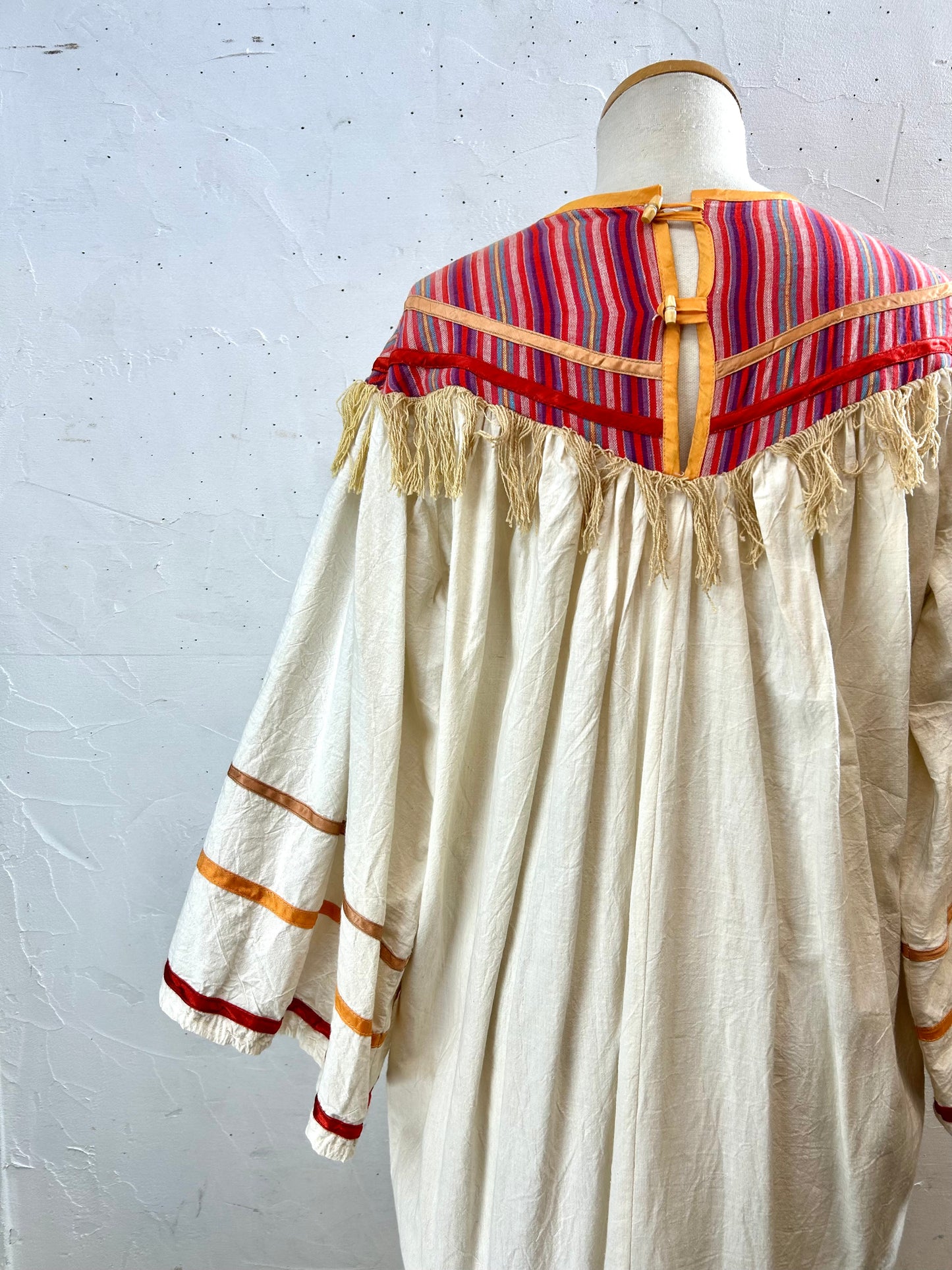 Vintage  Dress MADE IN MEXICO  [A29240]