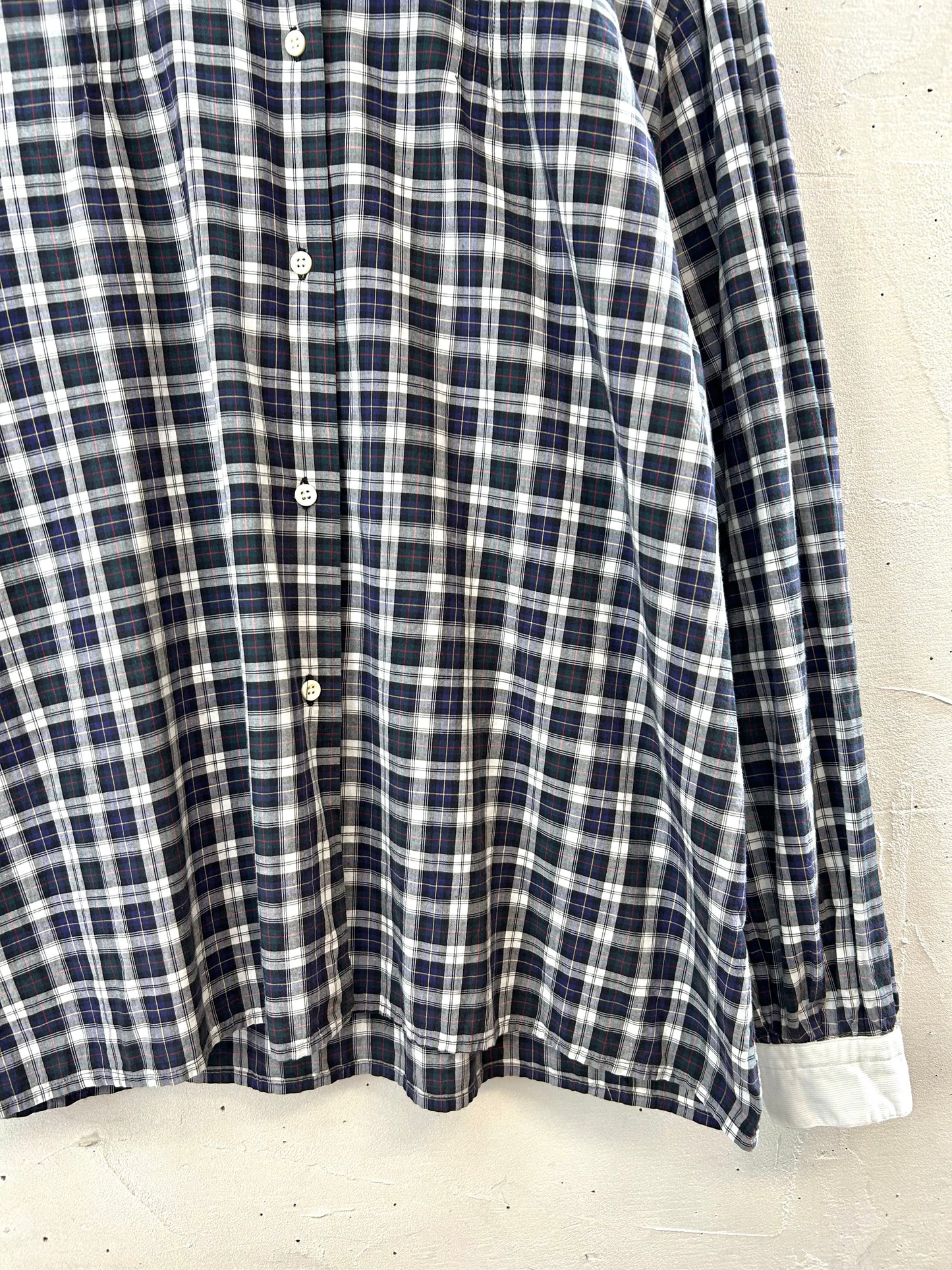 Vintage  Plaid Shirt   [D30094]