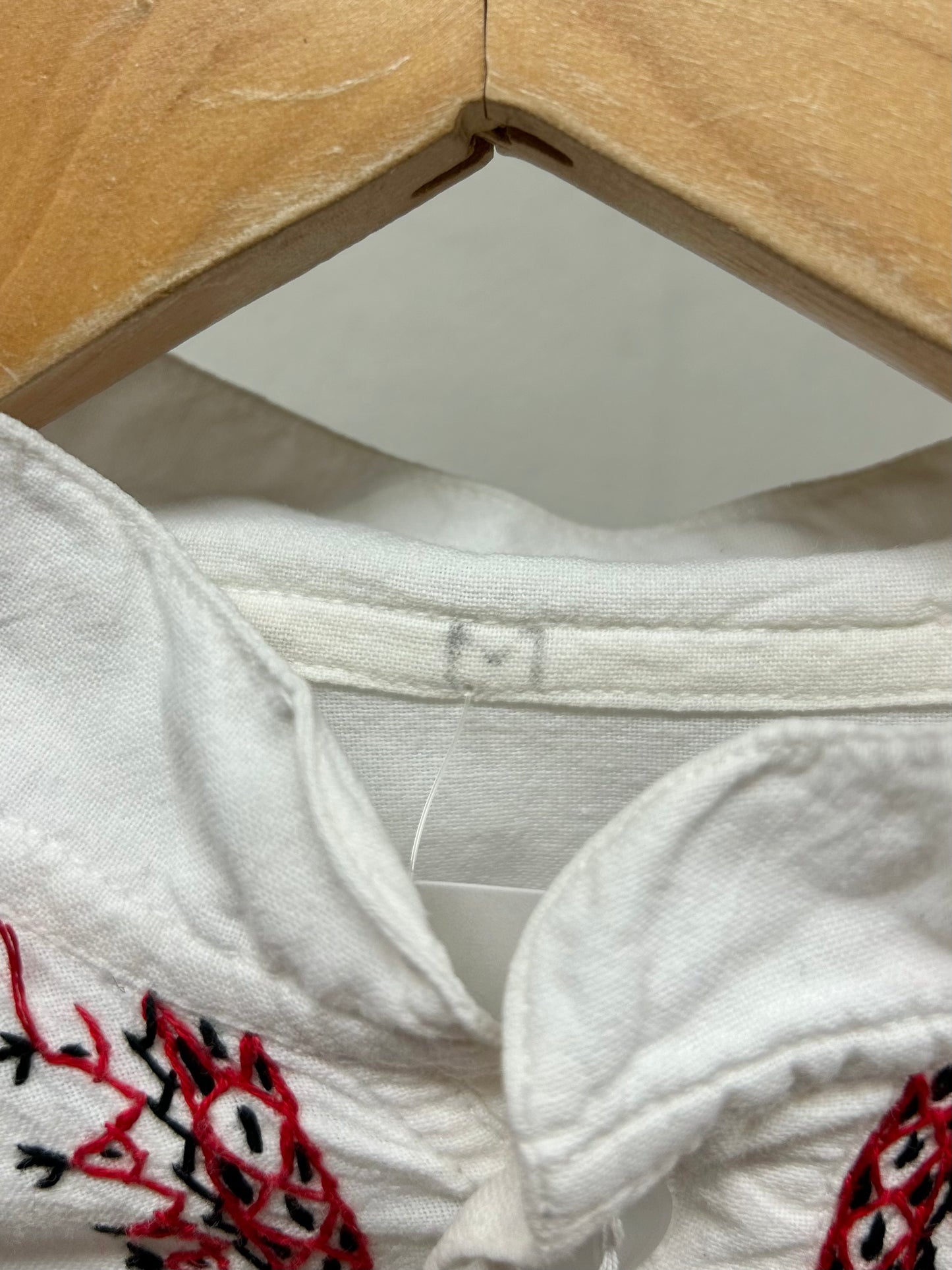 Vintage Hand Embroidery Shirt [F30521]