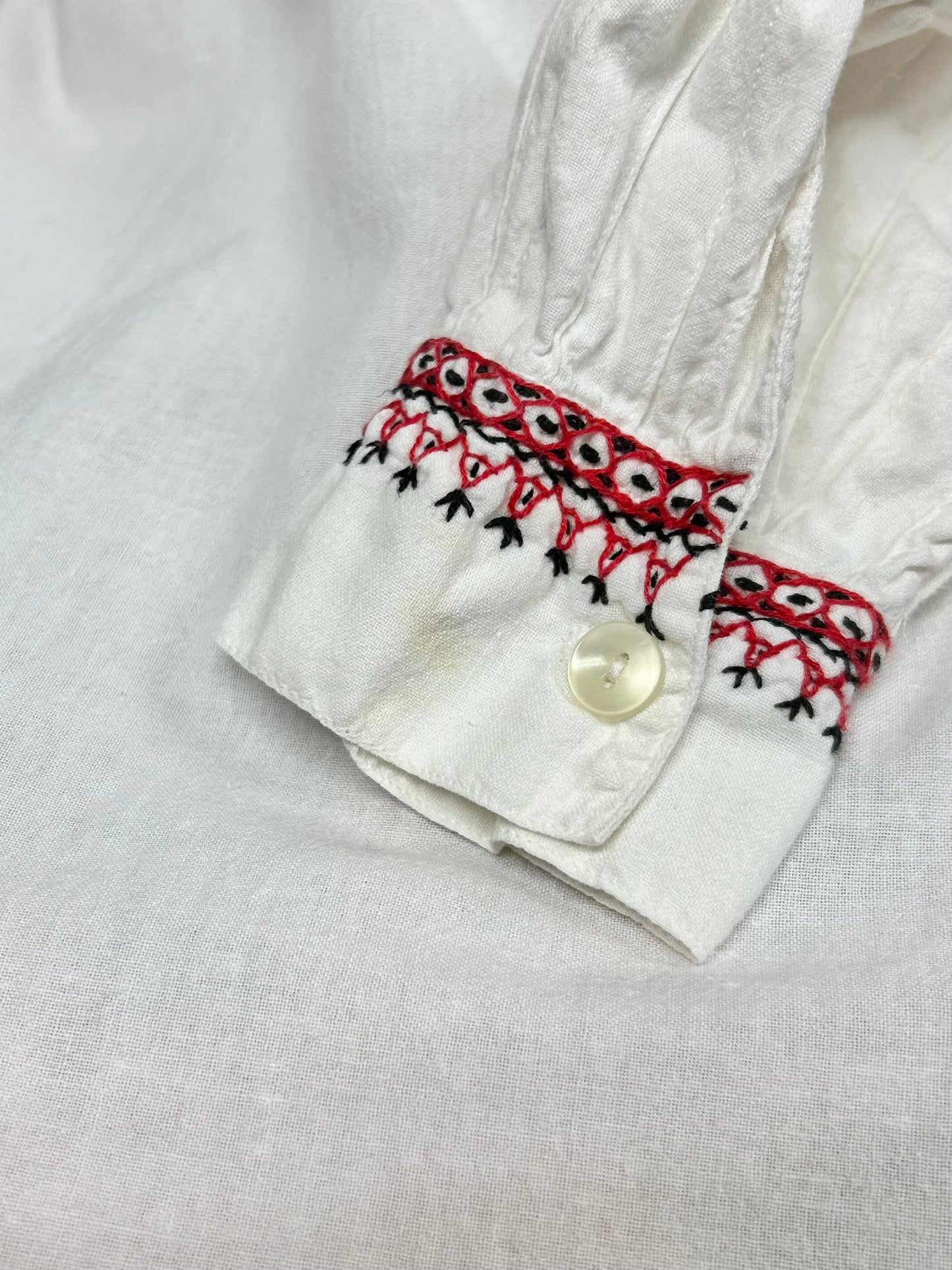 Vintage Hand Embroidery Shirt [F30521]