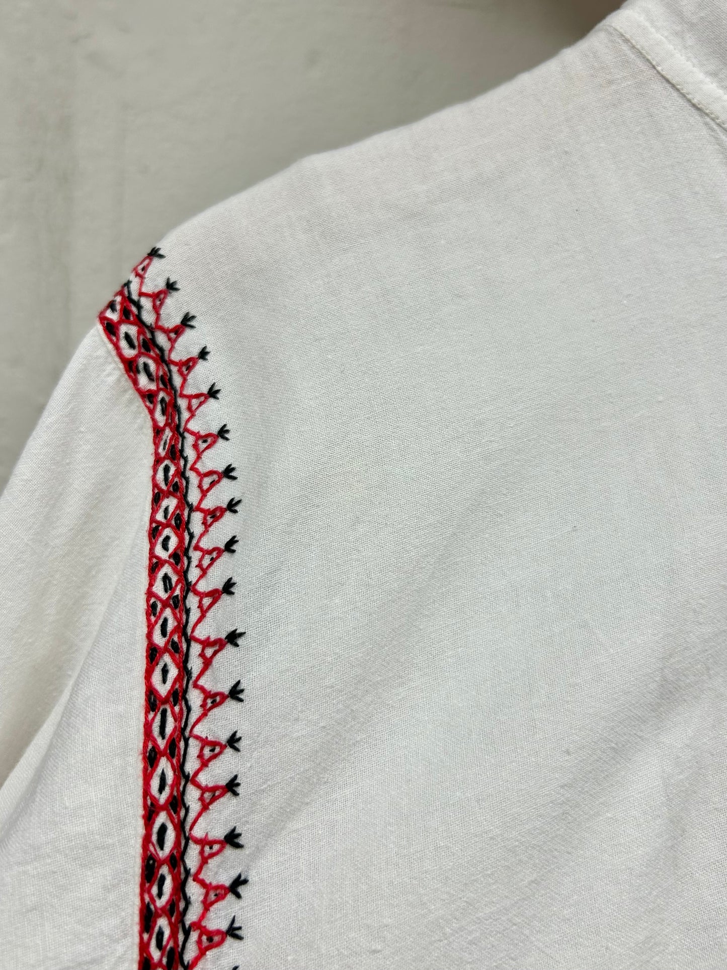 Vintage Hand Embroidery Shirt [F30521]