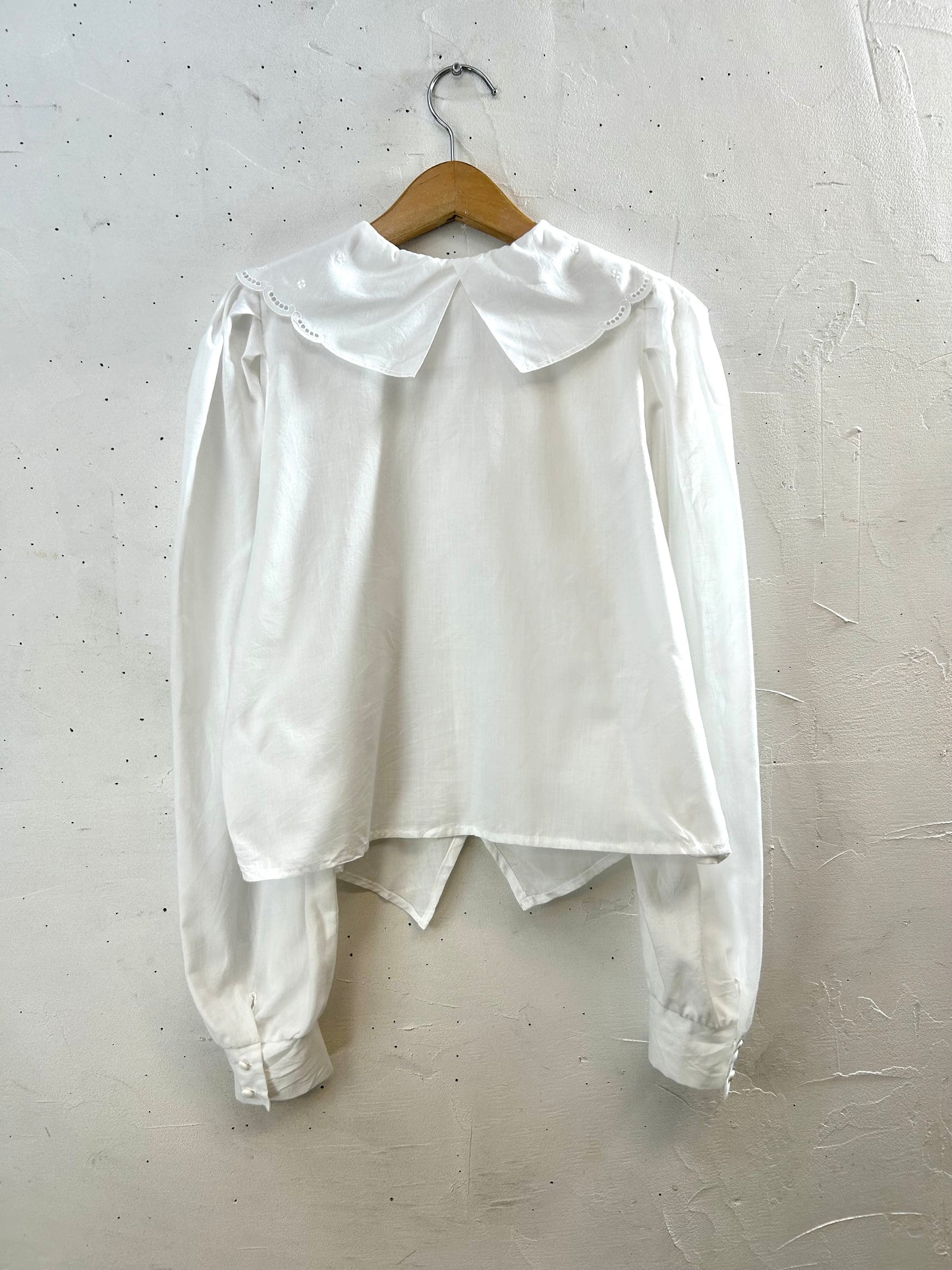 Vintage White Blouse　 [I28568］