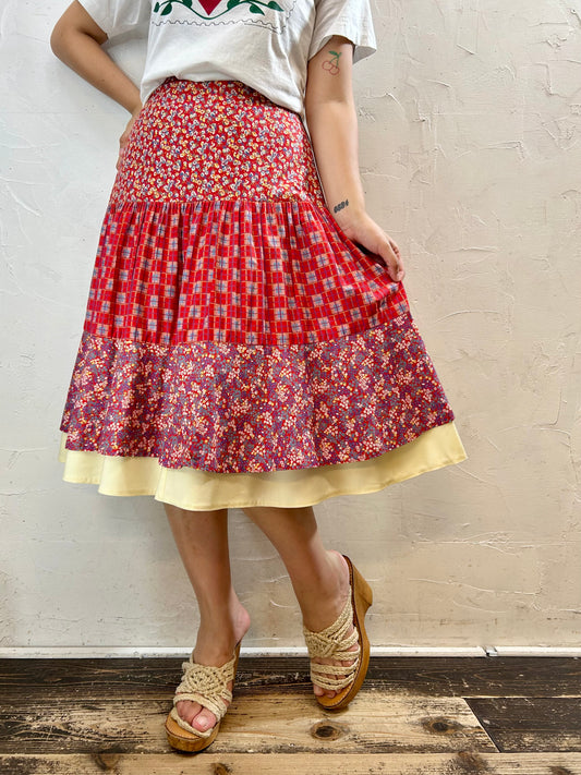 Vintage Tiered Skirt [H28159]