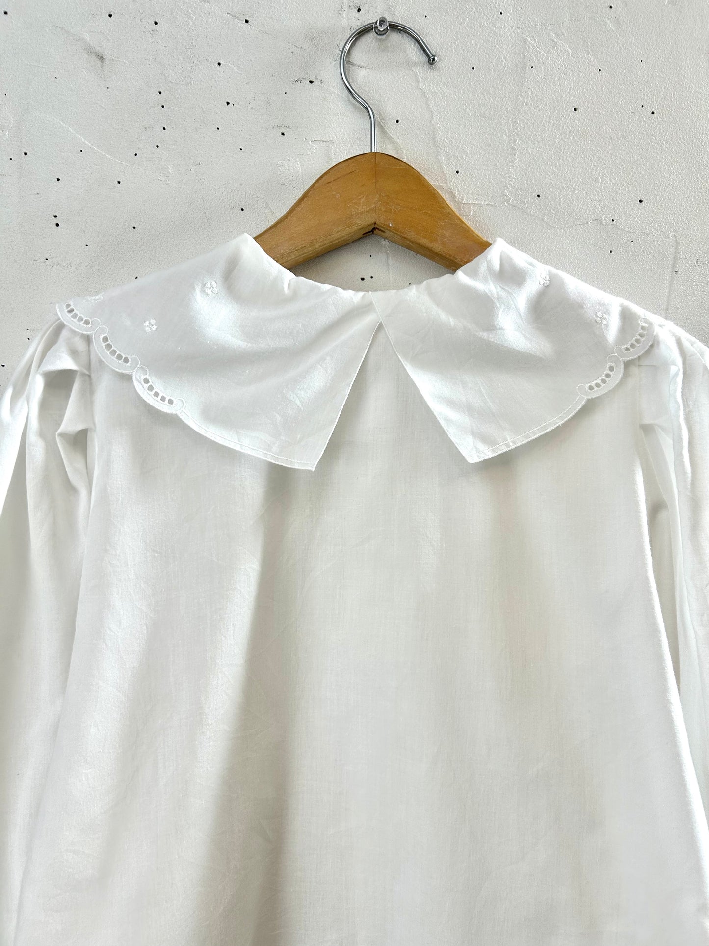 Vintage White Blouse　 [I28568］