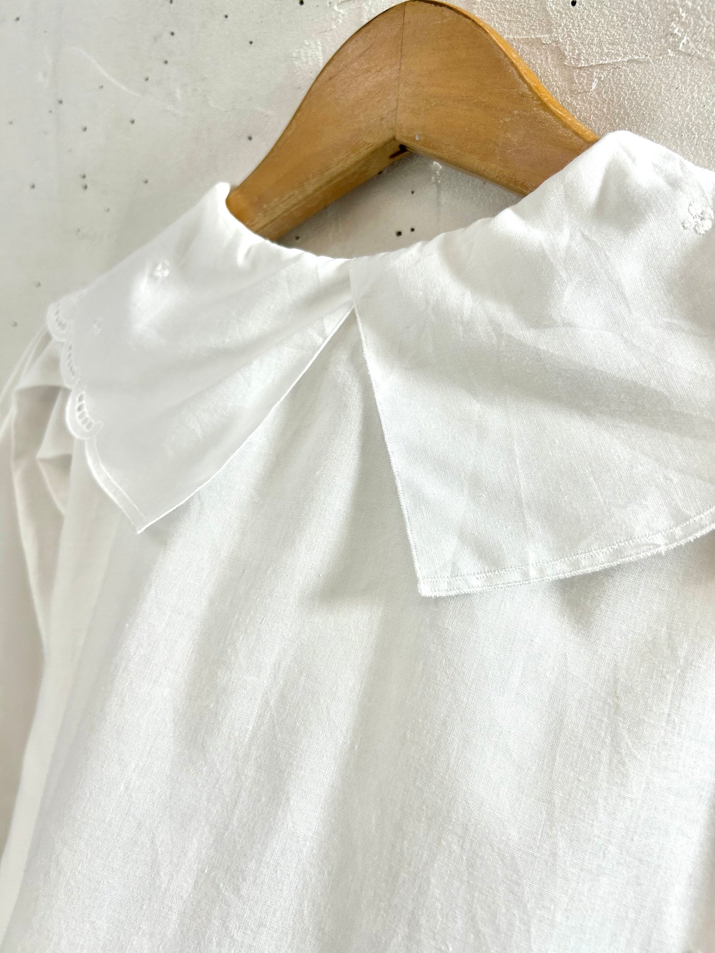 Vintage White Blouse　 [I28568］