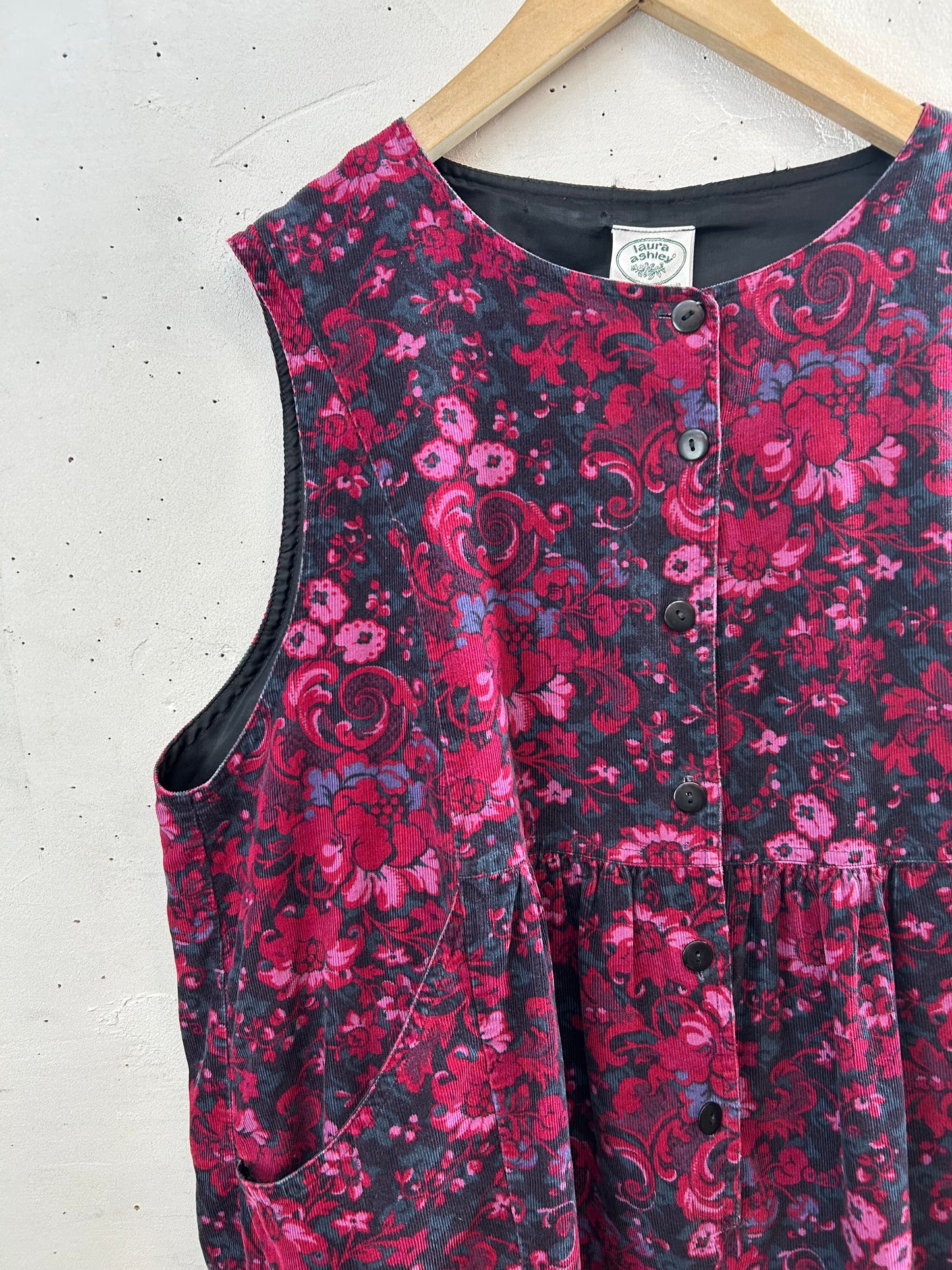 Vintage Custom Ovre Dress 〜Laura Ashley〜 [K29013]