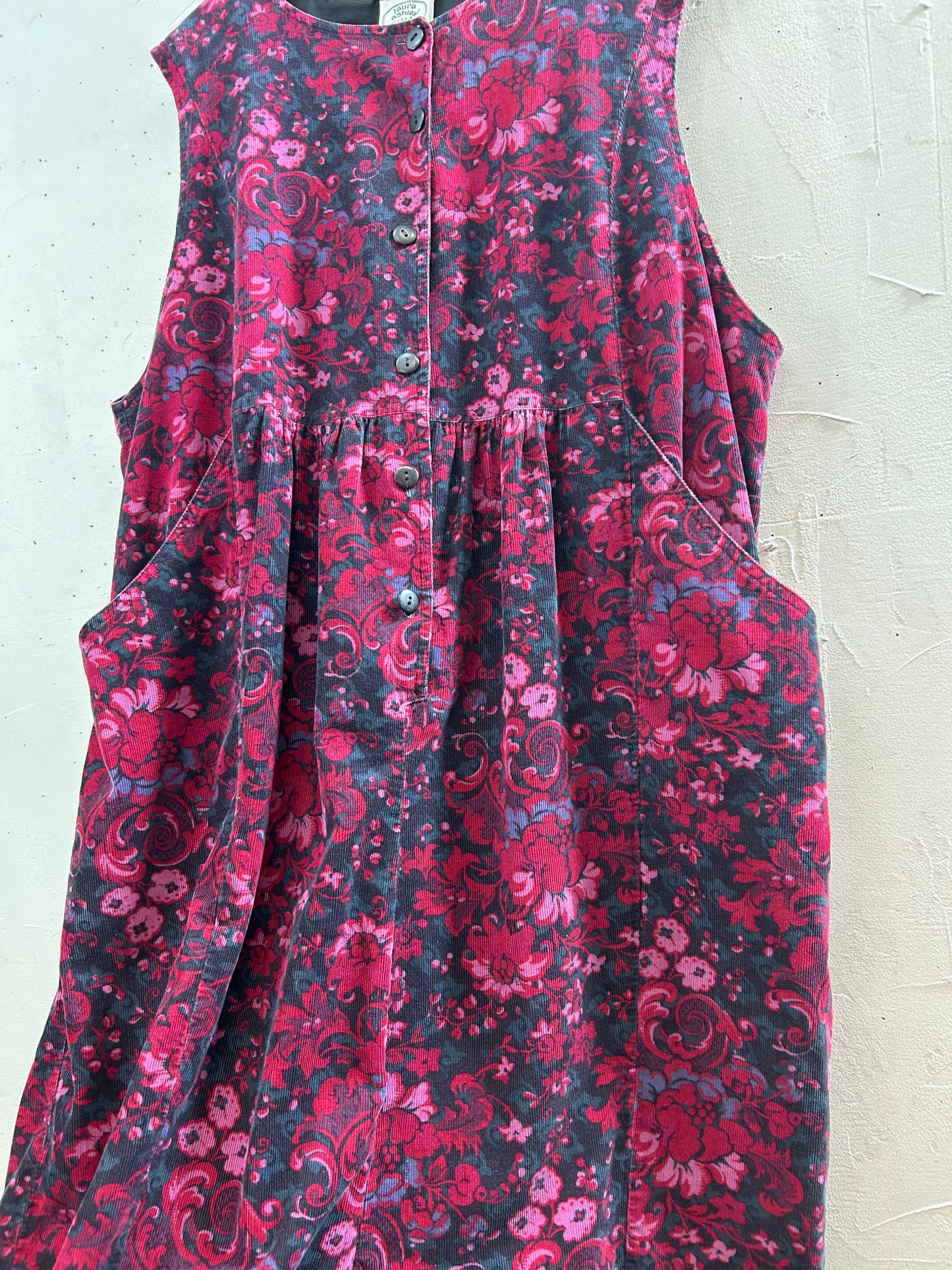 Vintage Custom Ovre Dress 〜Laura Ashley〜 [K29013]