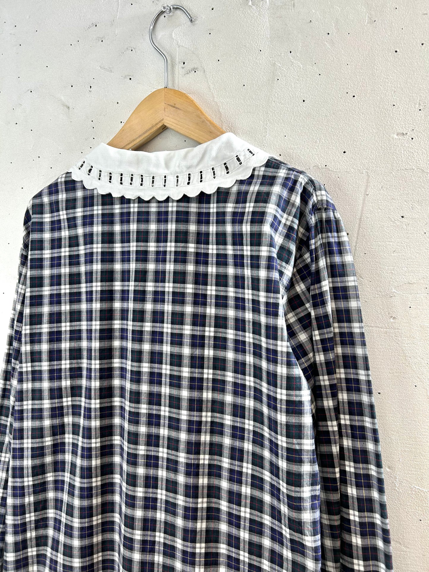 Vintage  Plaid Shirt   [D30094]