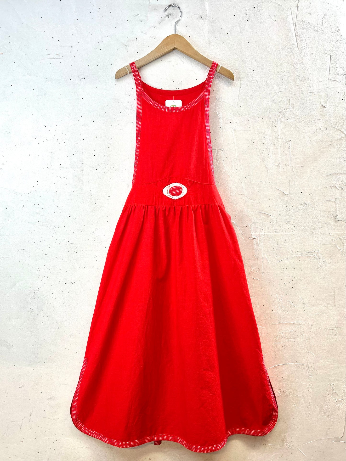 '70s Vintage Apron Dress [F30535]