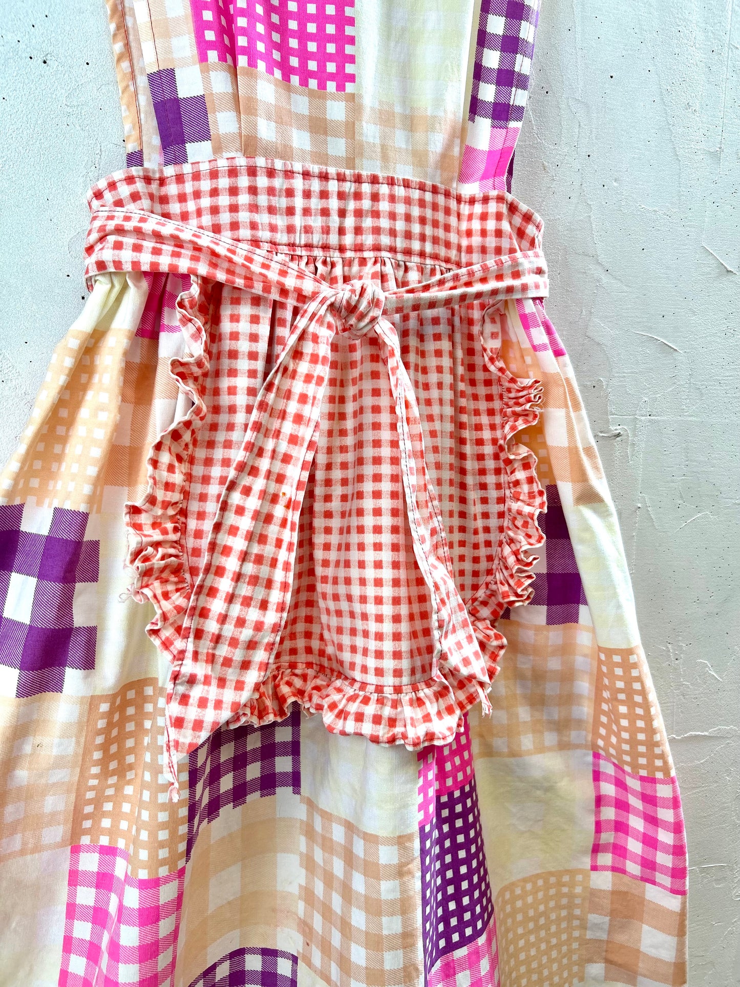 '70s Vintage Apron Dress [G30763]