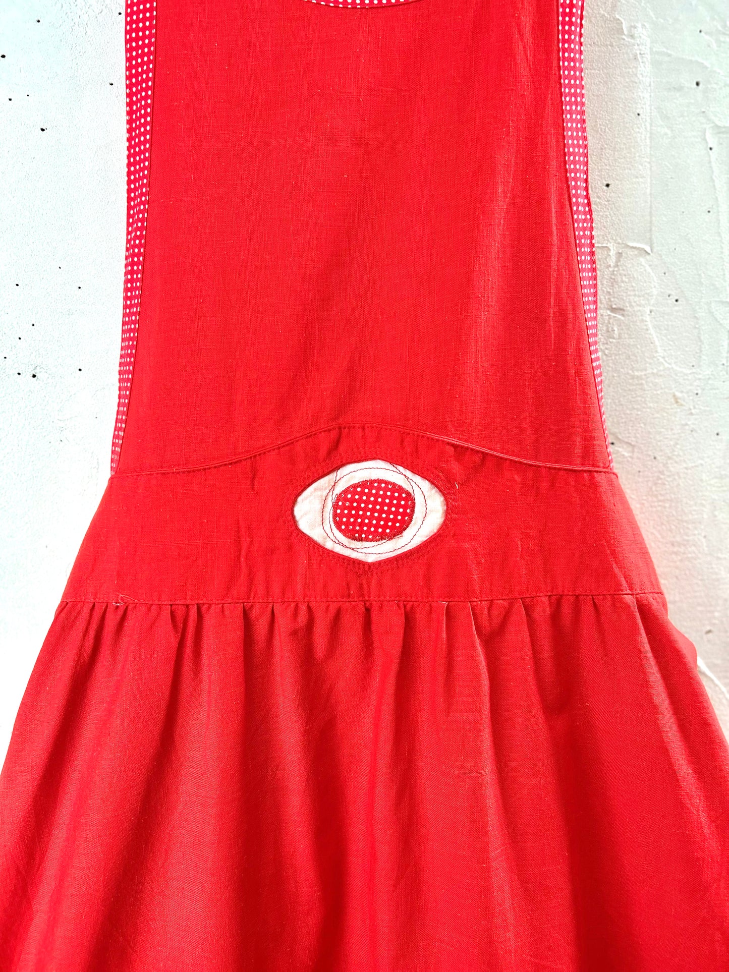 '70s Vintage Apron Dress [F30535]