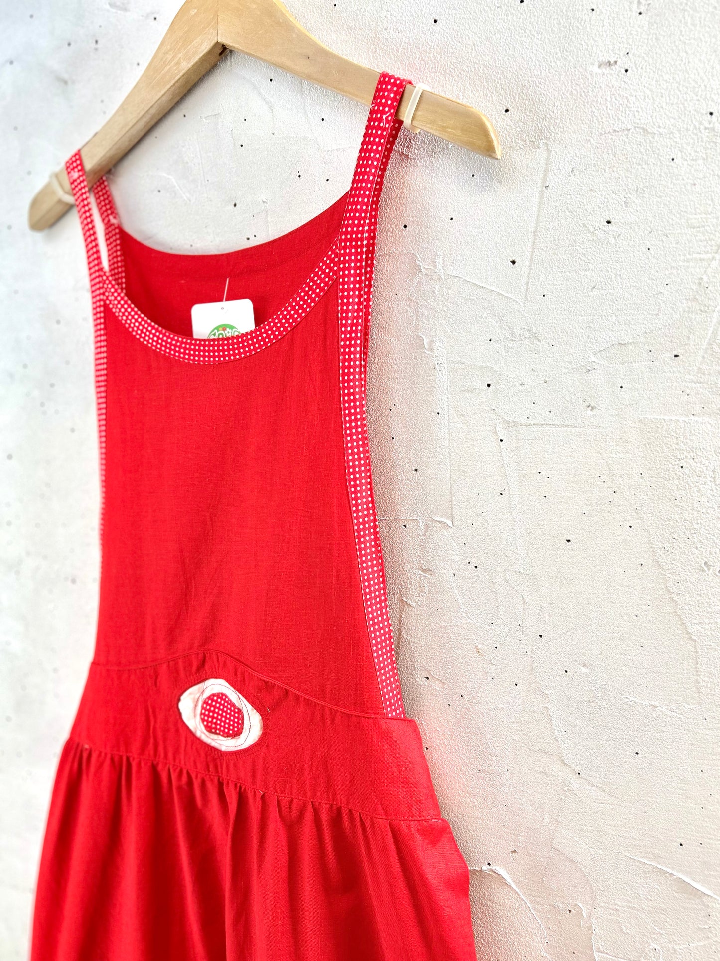 '70s Vintage Apron Dress [F30535]