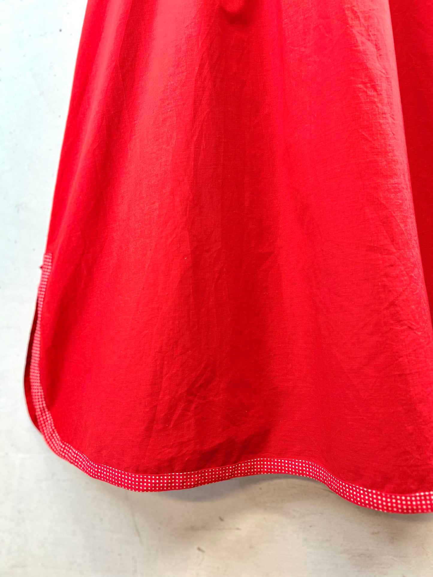 '70s Vintage Apron Dress [F30535]
