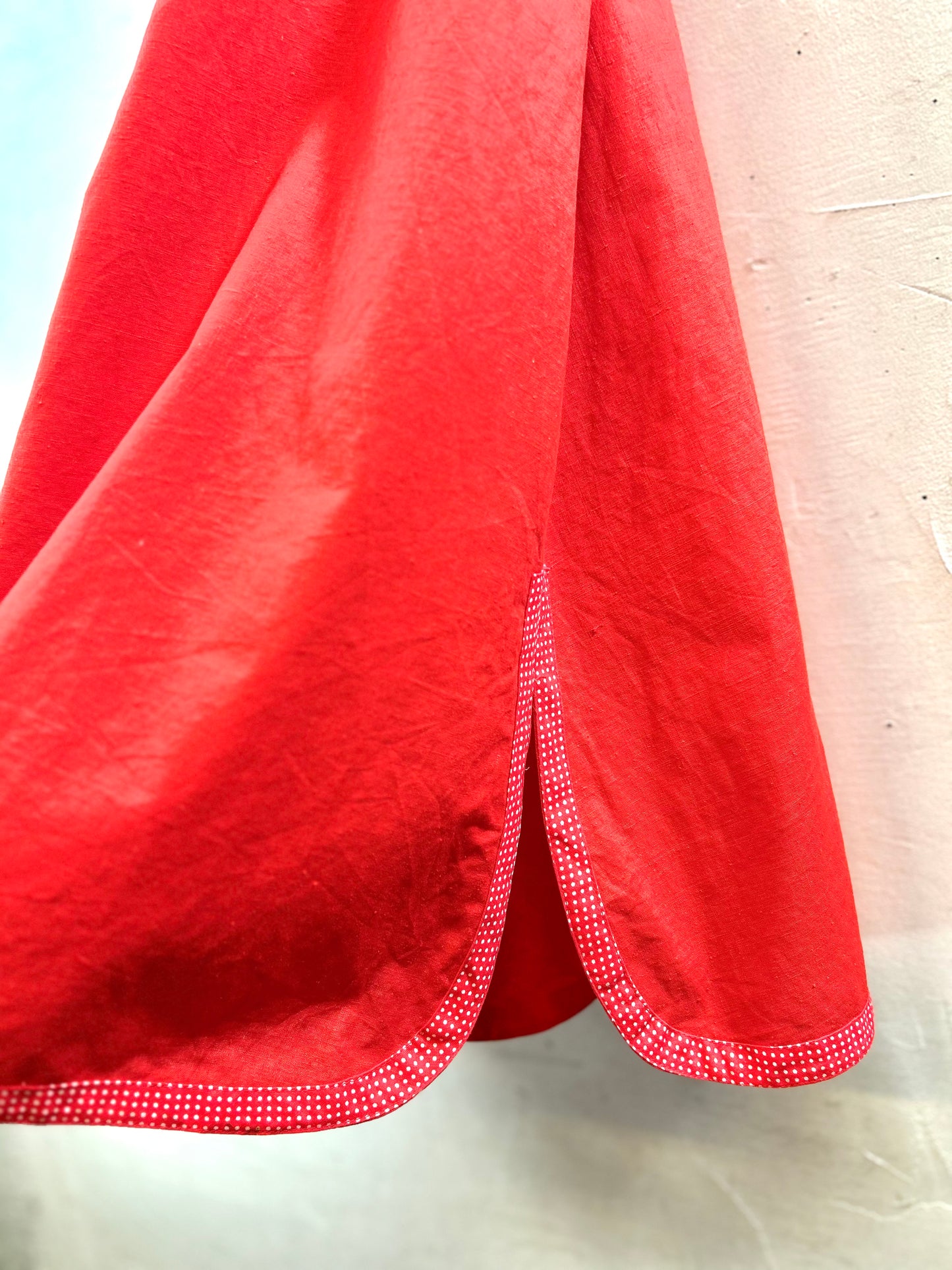 '70s Vintage Apron Dress [F30535]