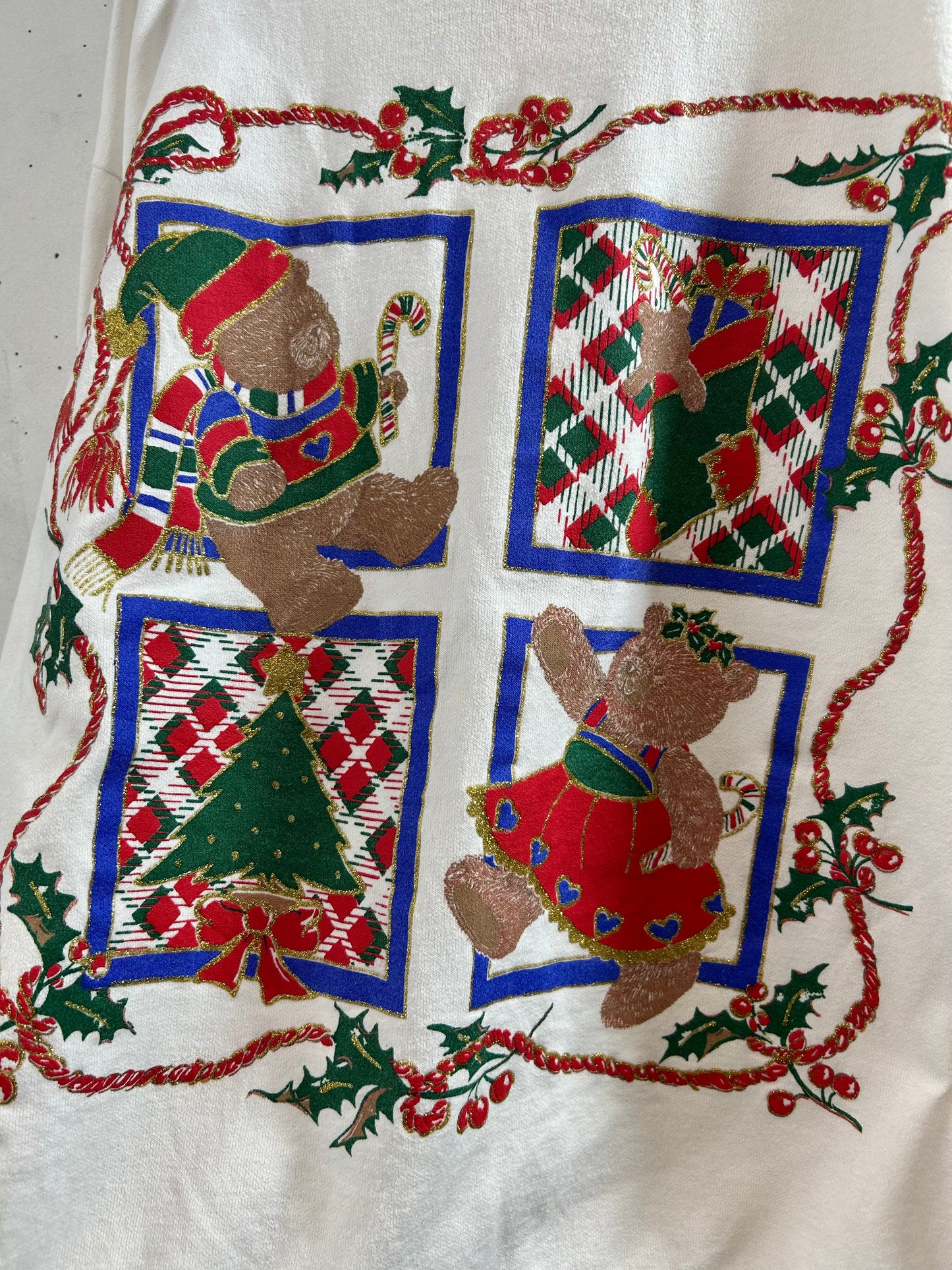 Vintage Xmas Sweat  MADE IN USA [L29022]