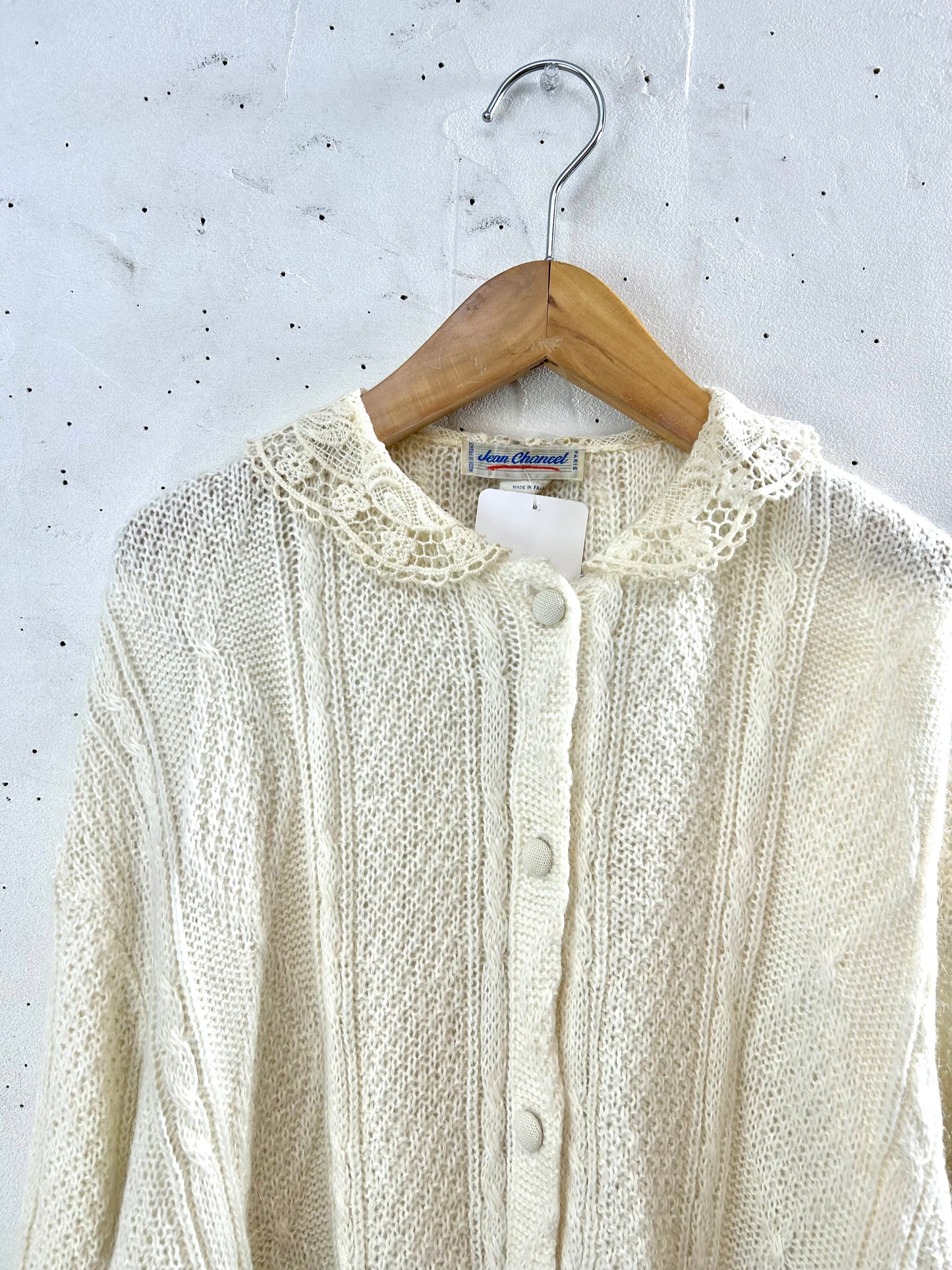 Vintage Knit Cardigan MADE IN FRANCE  [B29460]