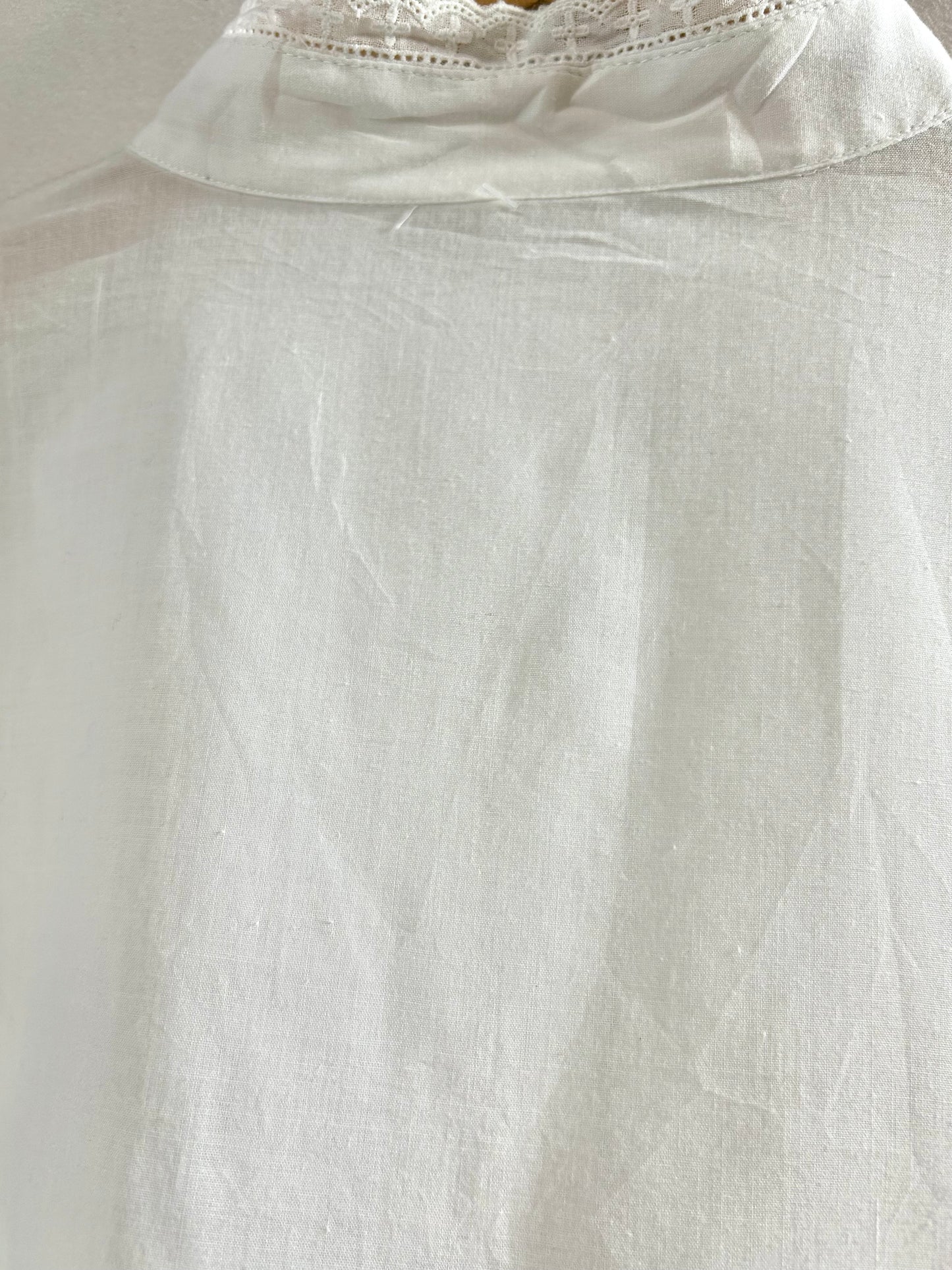 Vintage White Blouse　 [I28569］