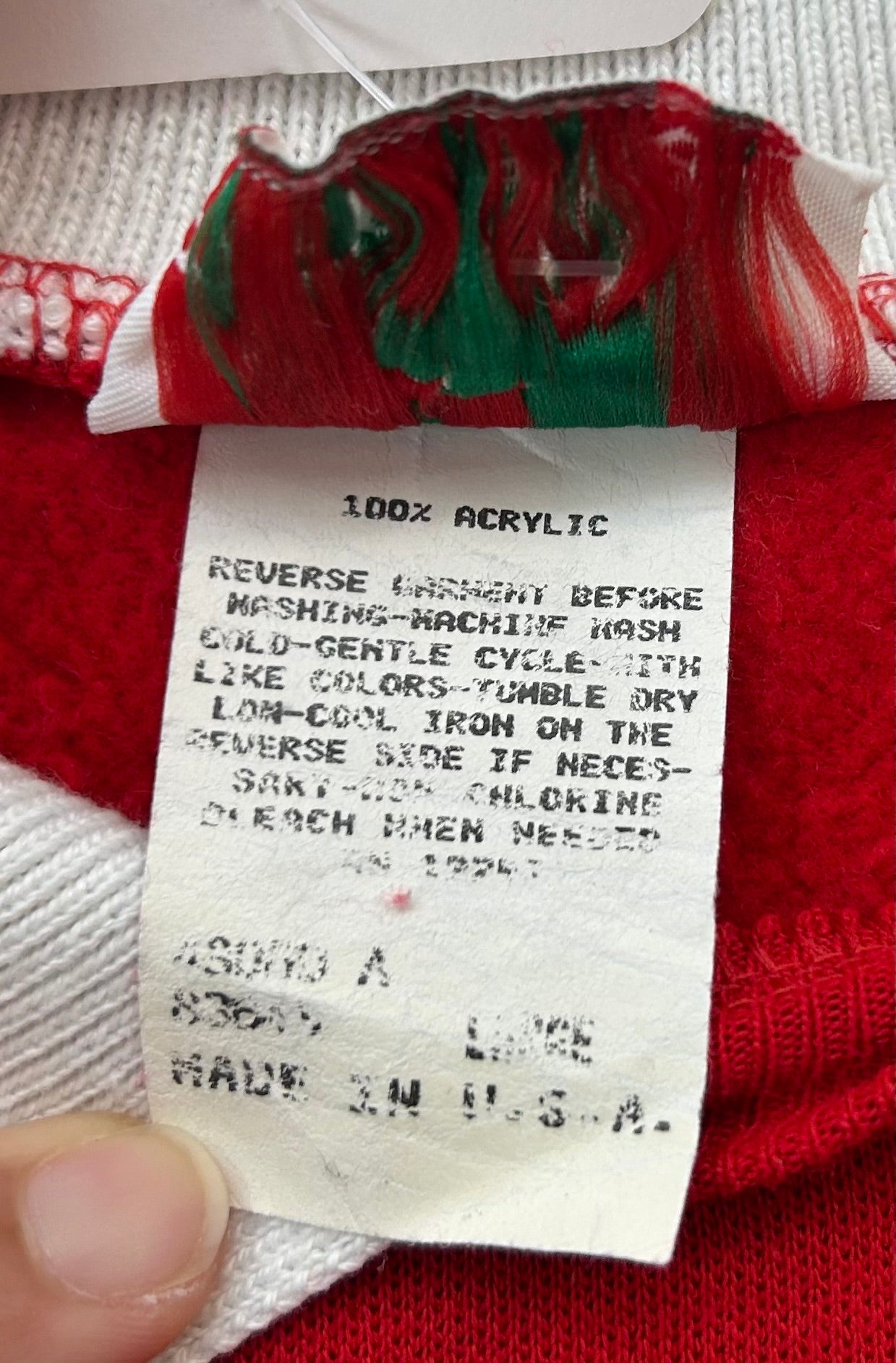 Vintage Xmas Sweat  MADE IN USA [L29021]