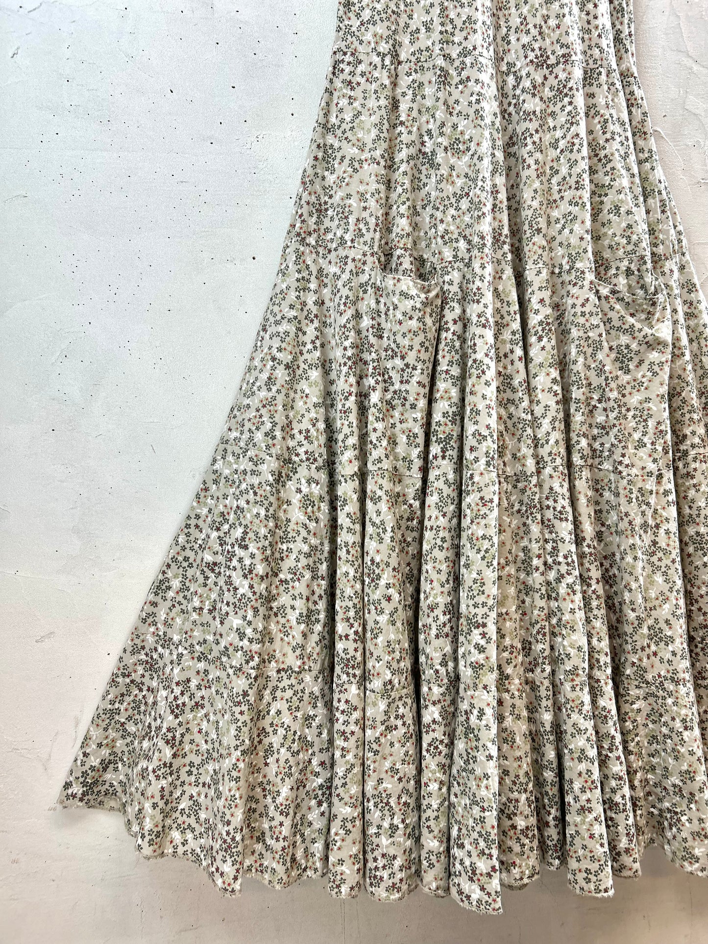Vintage Flower Dress MADE IN ITALY[D30093]