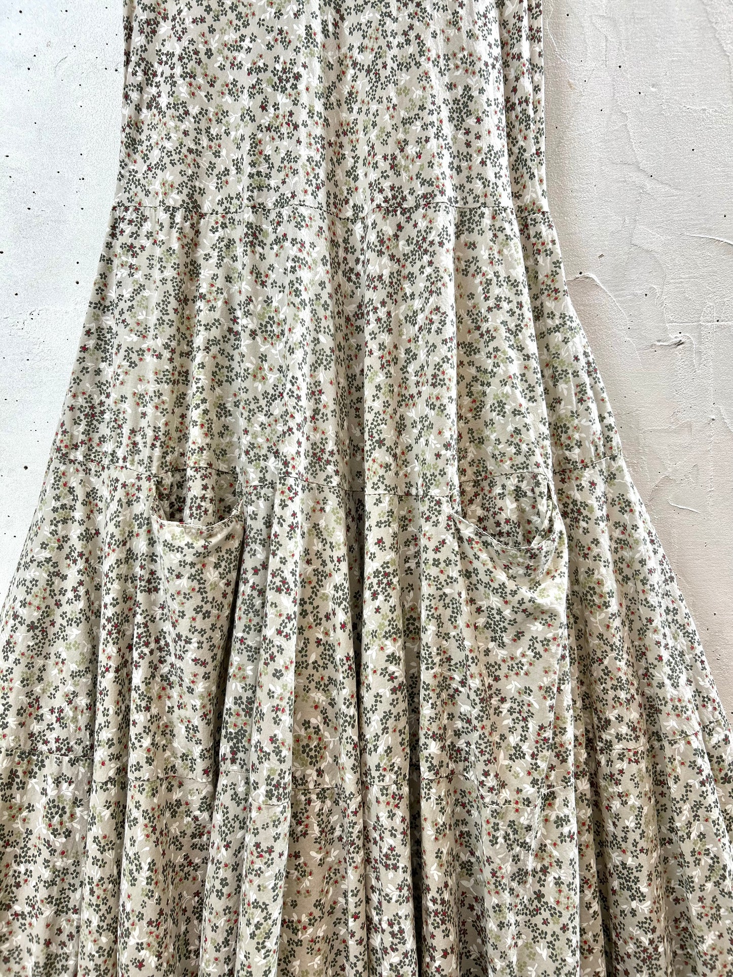 Vintage Flower Dress MADE IN ITALY[D30093]