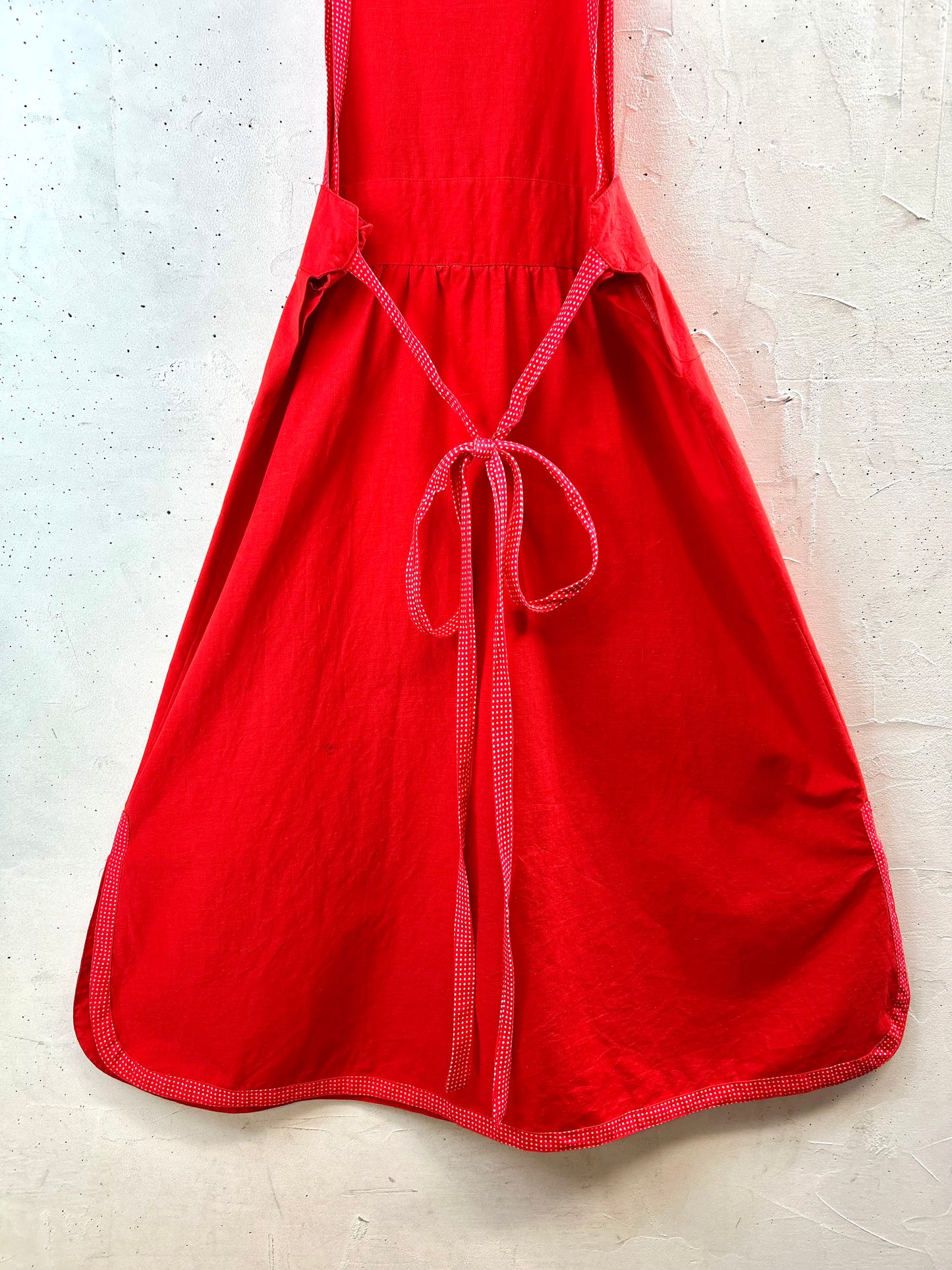 '70s Vintage Apron Dress [F30535]