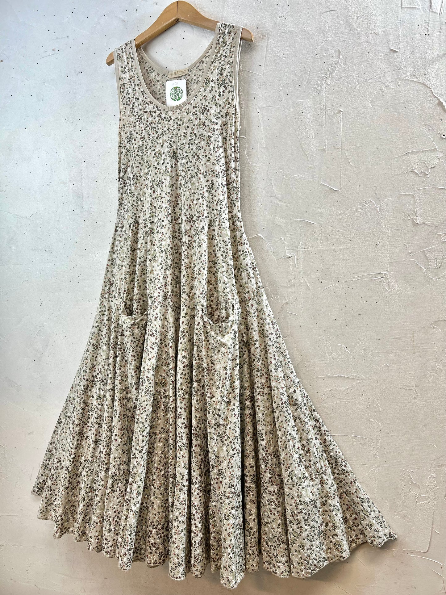 Vintage Flower Dress MADE IN ITALY[D30093]