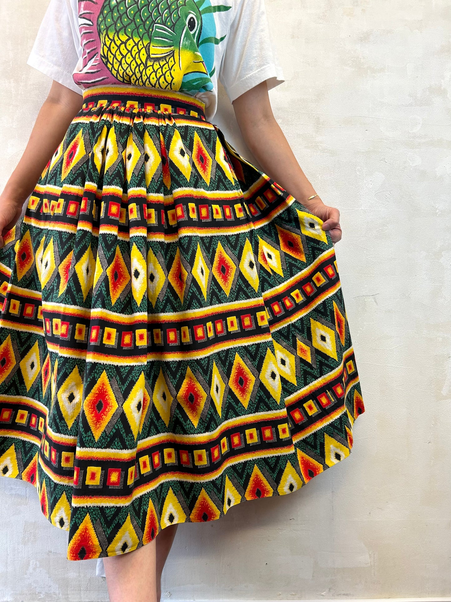 ’50s Vintage Skirt [E27238]