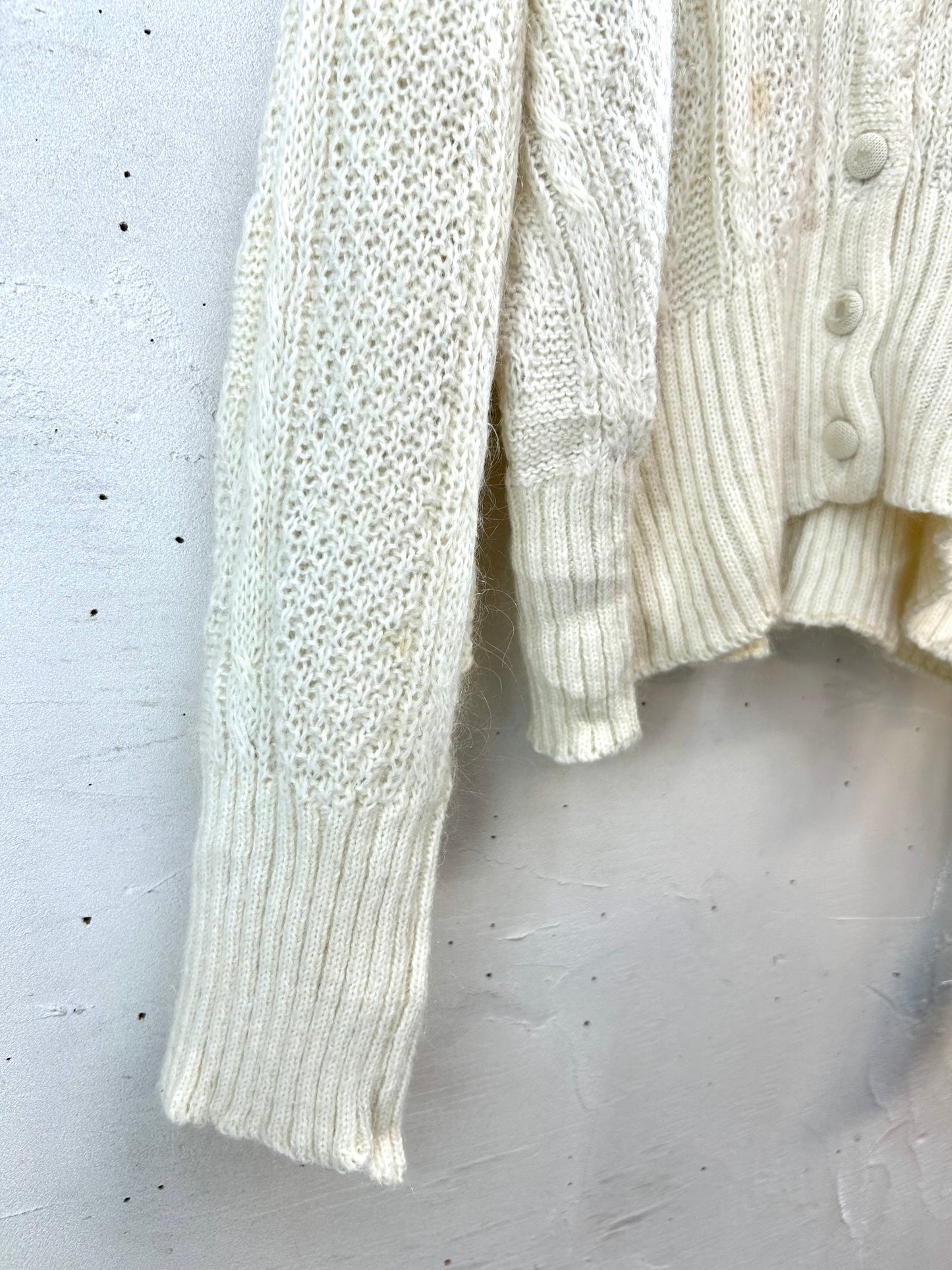 Vintage Knit Cardigan MADE IN FRANCE  [B29460]