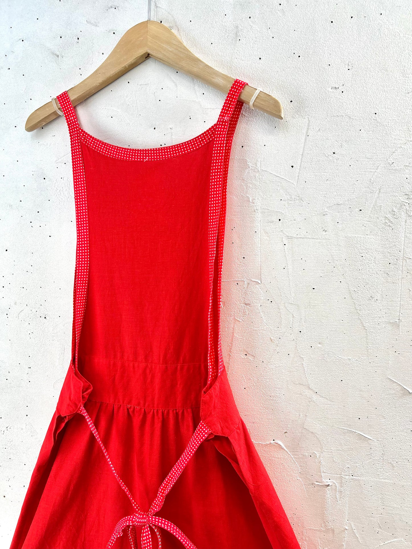 '70s Vintage Apron Dress [F30535]
