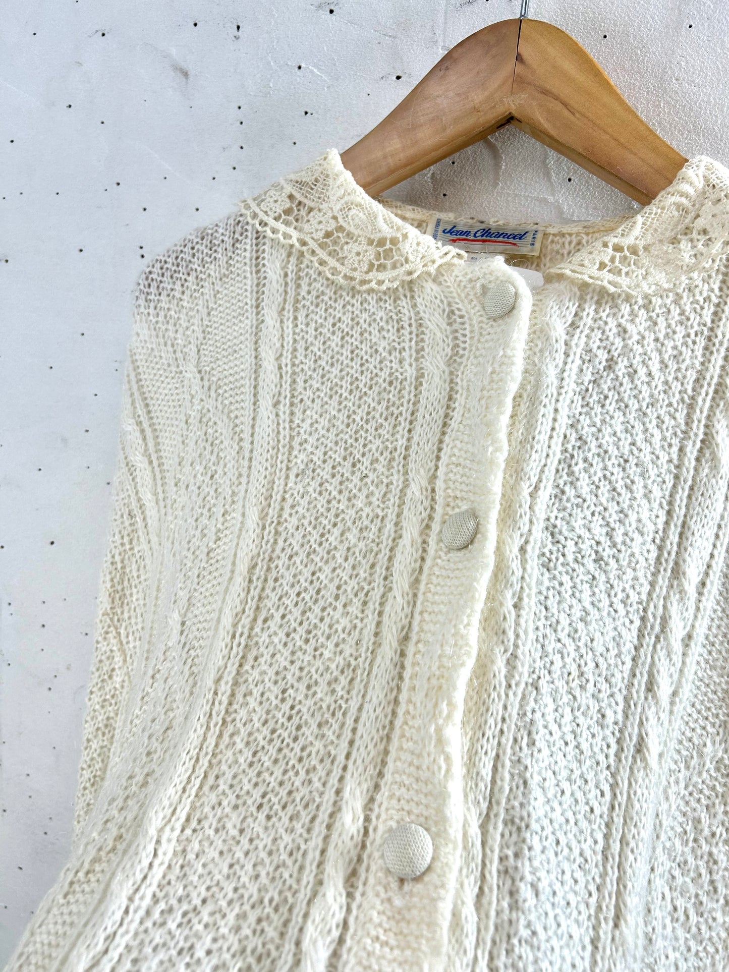 Vintage Knit Cardigan MADE IN FRANCE  [B29460]