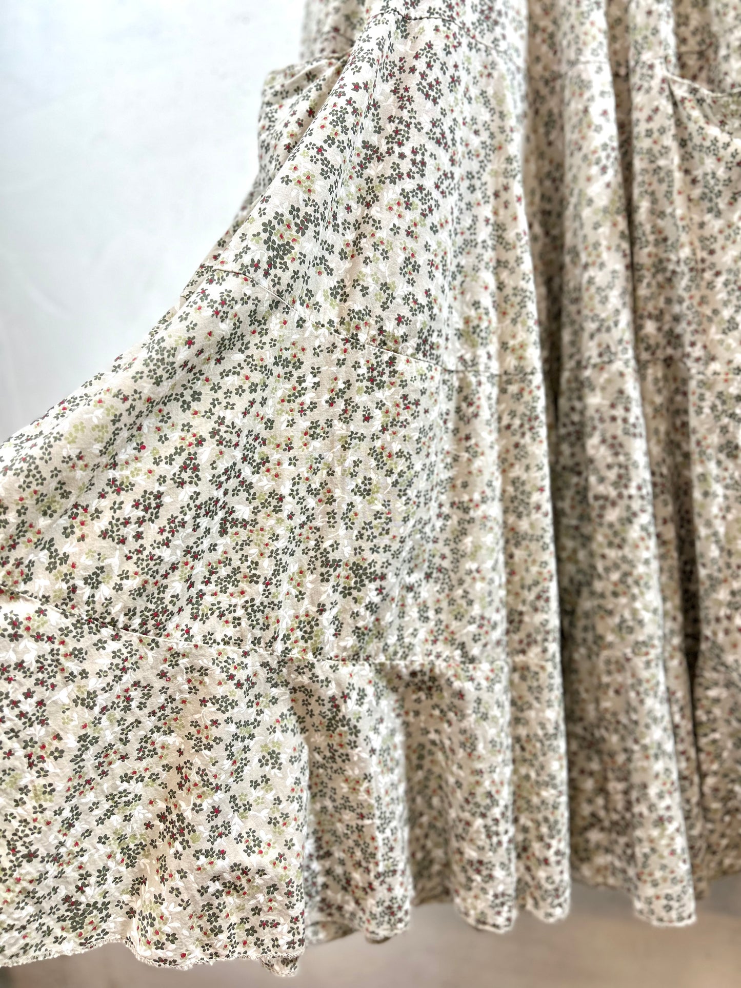 Vintage Flower Dress MADE IN ITALY[D30093]