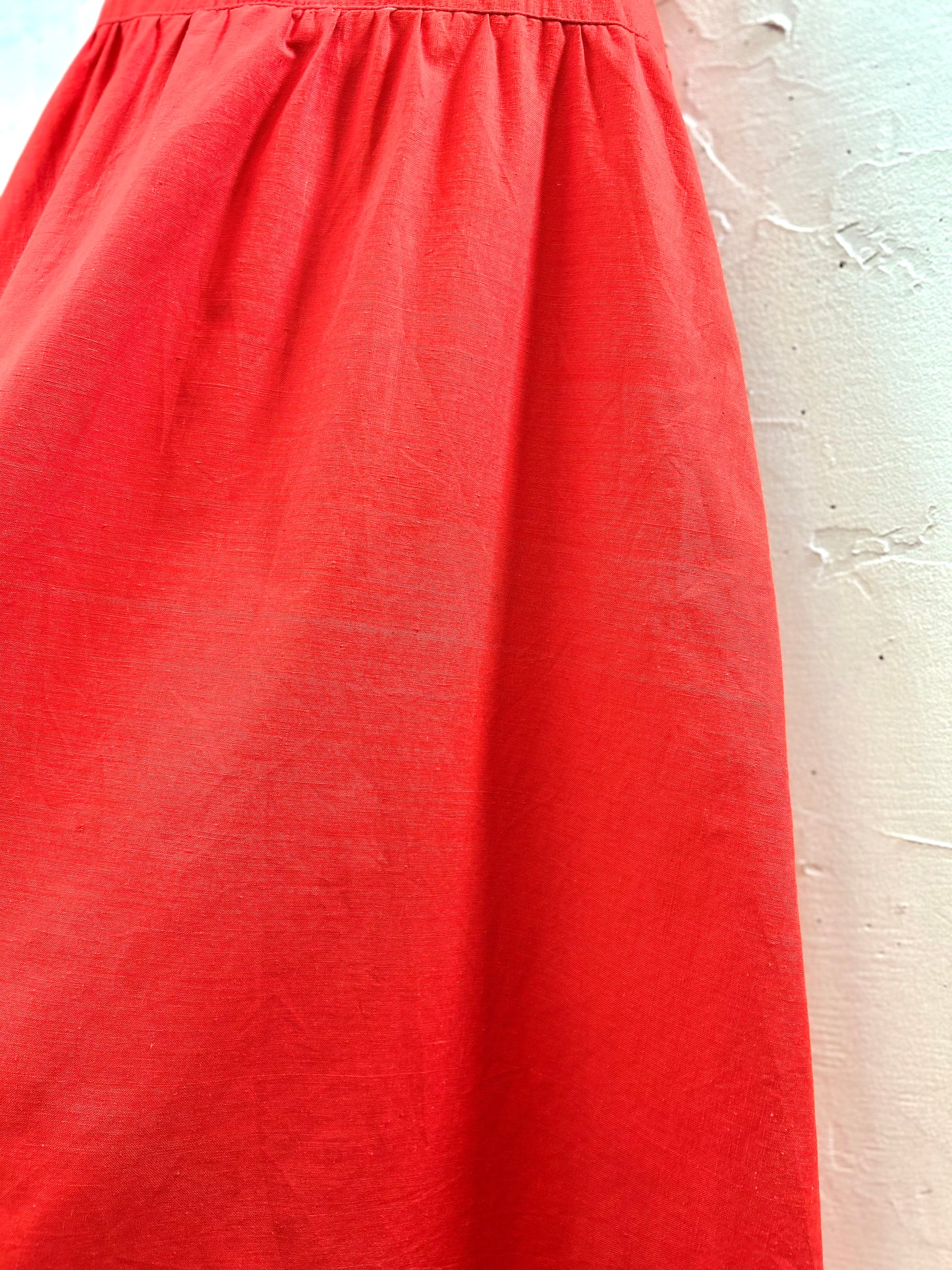 '70s Vintage Apron Dress [F30535]