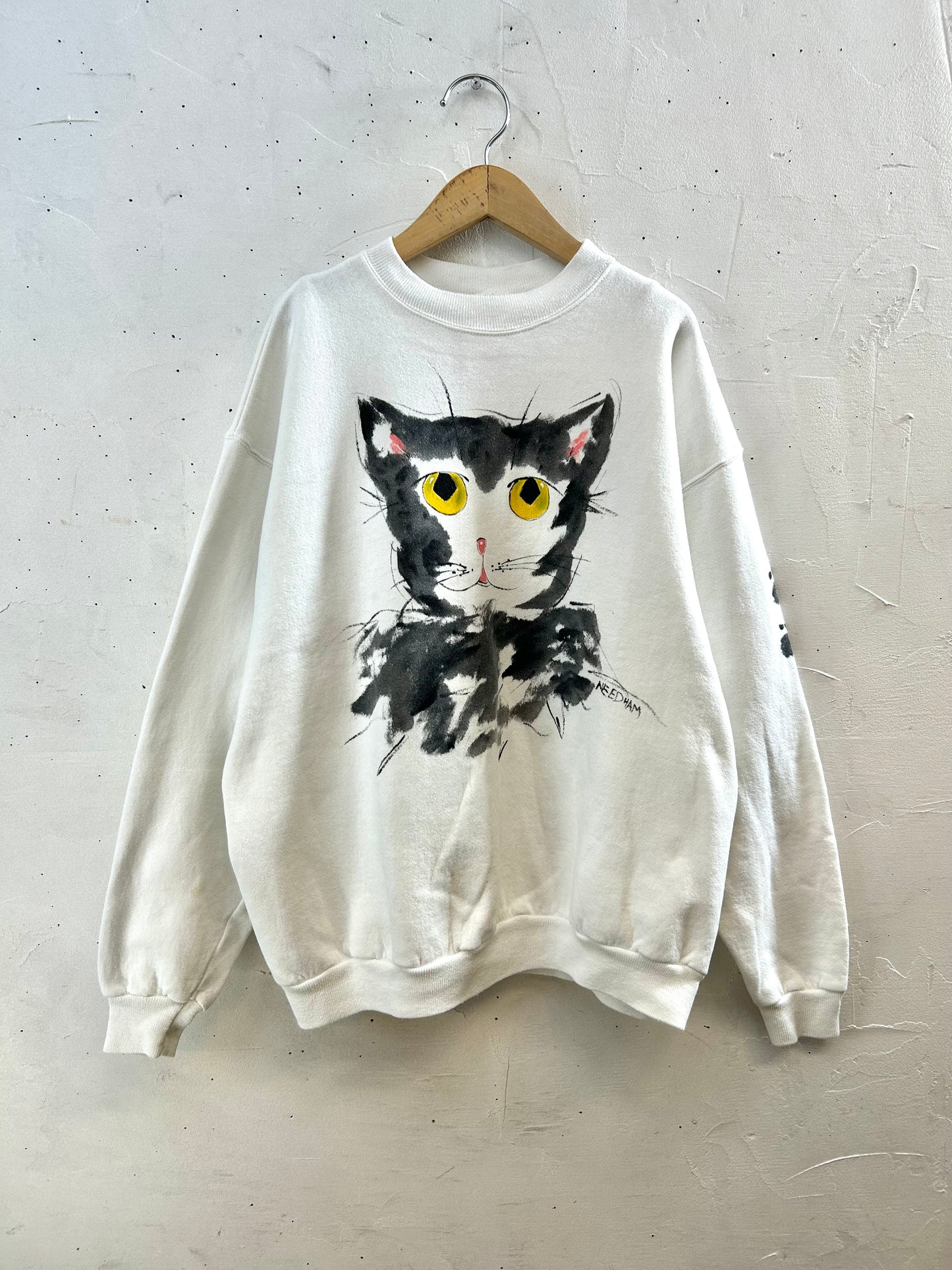 Vintage Custom Hand Paint Sweat　~Hanes~ [I28343]