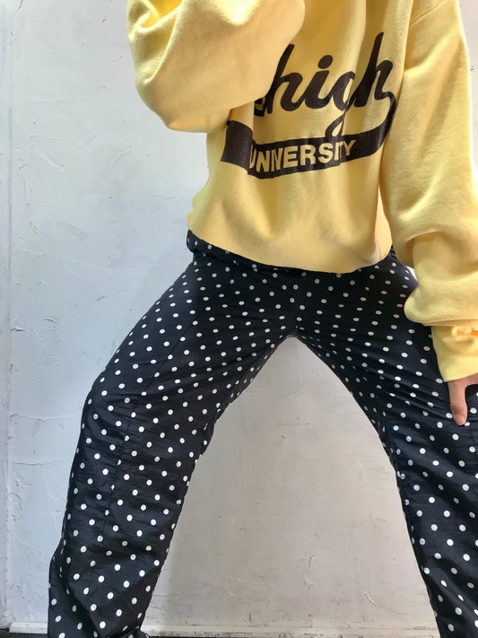 Vintage Nylon Dots Pants [I25076]