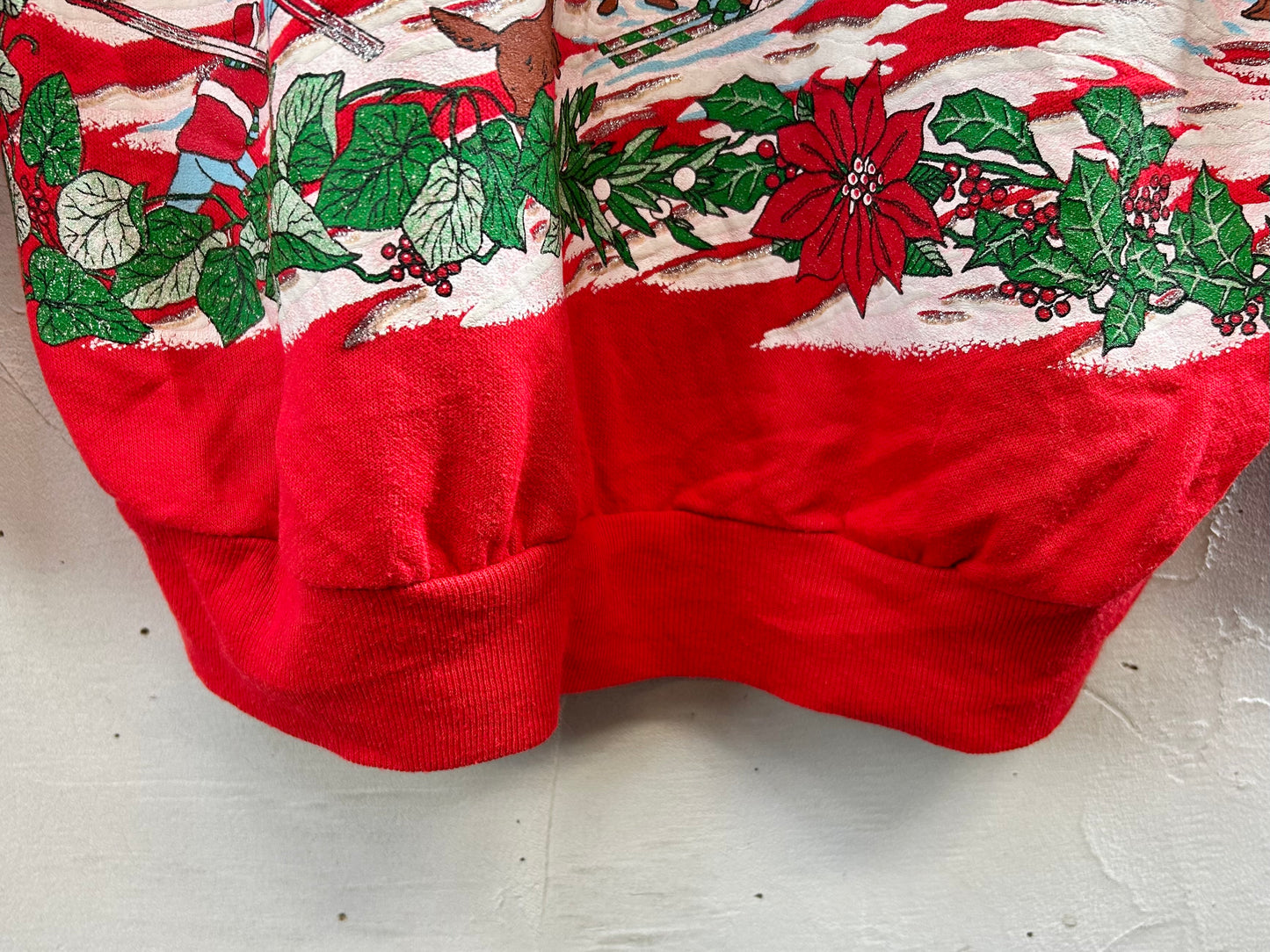 Vintage Xmas Sweat  MADE IN USA [L29019]