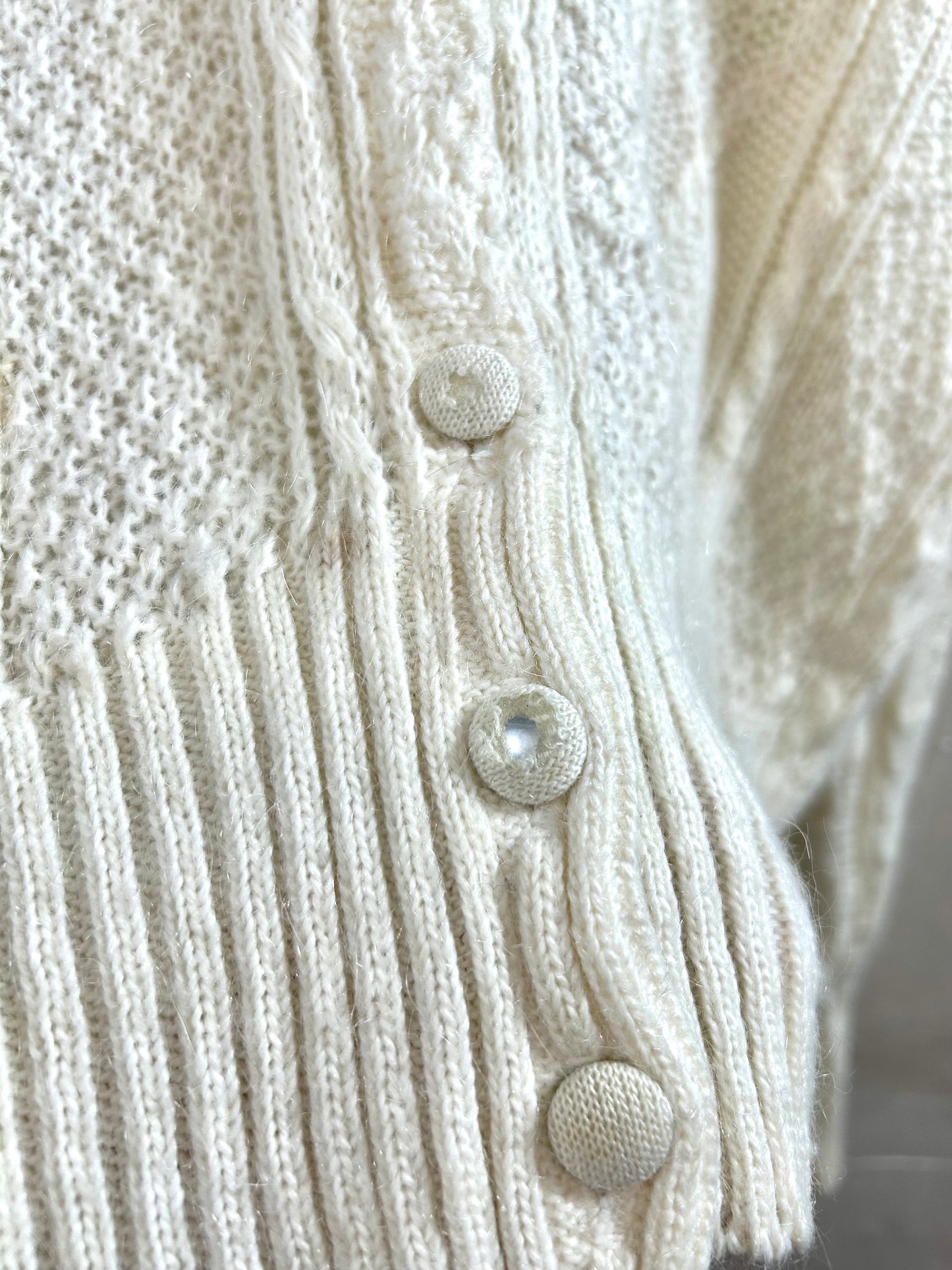 Vintage Knit Cardigan MADE IN FRANCE  [B29460]